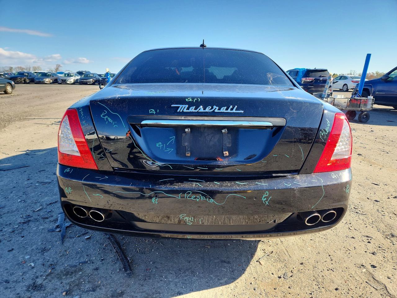 2010 Maserati Quattroporte Black vin: ZAM39FKA6A0051639