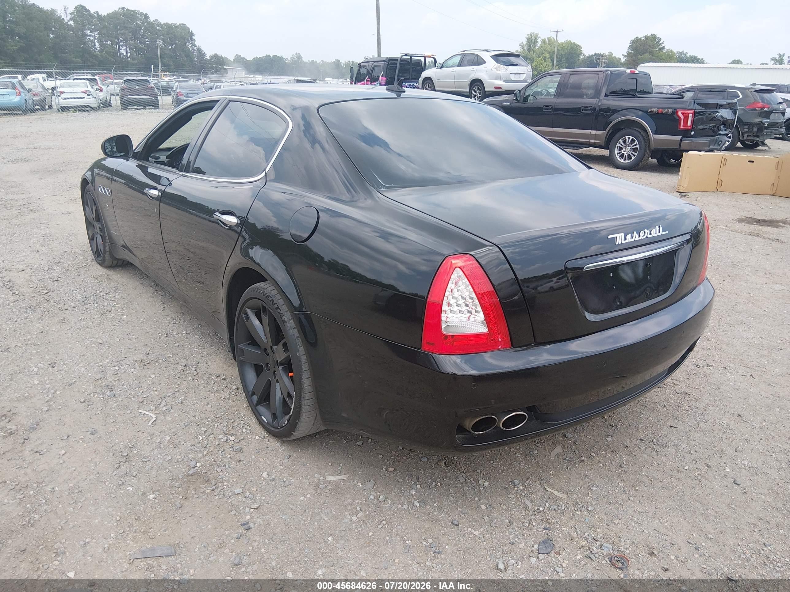2010 Maserati Quattroporte   Black vin: ZAM39FKA6A0051639
