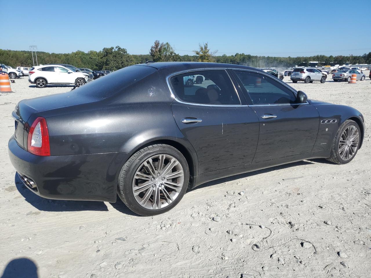 2011 Maserati Quattroporte Charcoal vin: ZAM39FKAXB0057185
