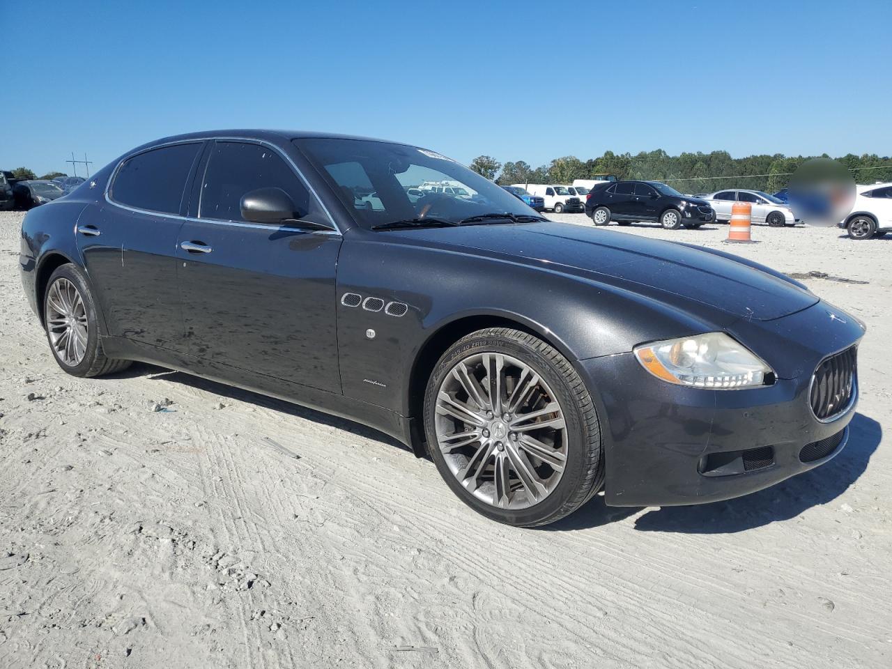 2011 Maserati Quattroporte Charcoal vin: ZAM39FKAXB0057185