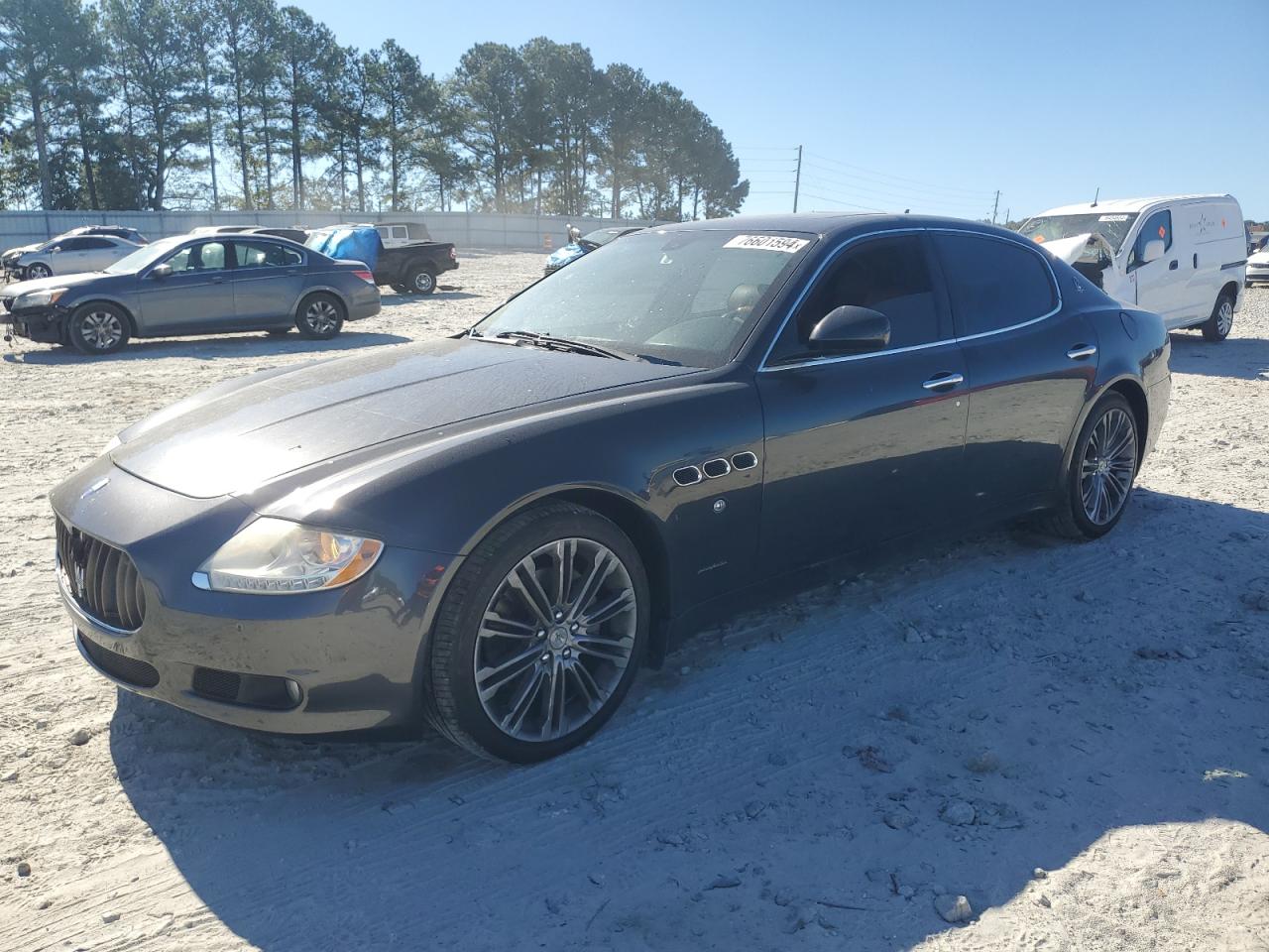 2011 Maserati Quattroporte Charcoal vin: ZAM39FKAXB0057185