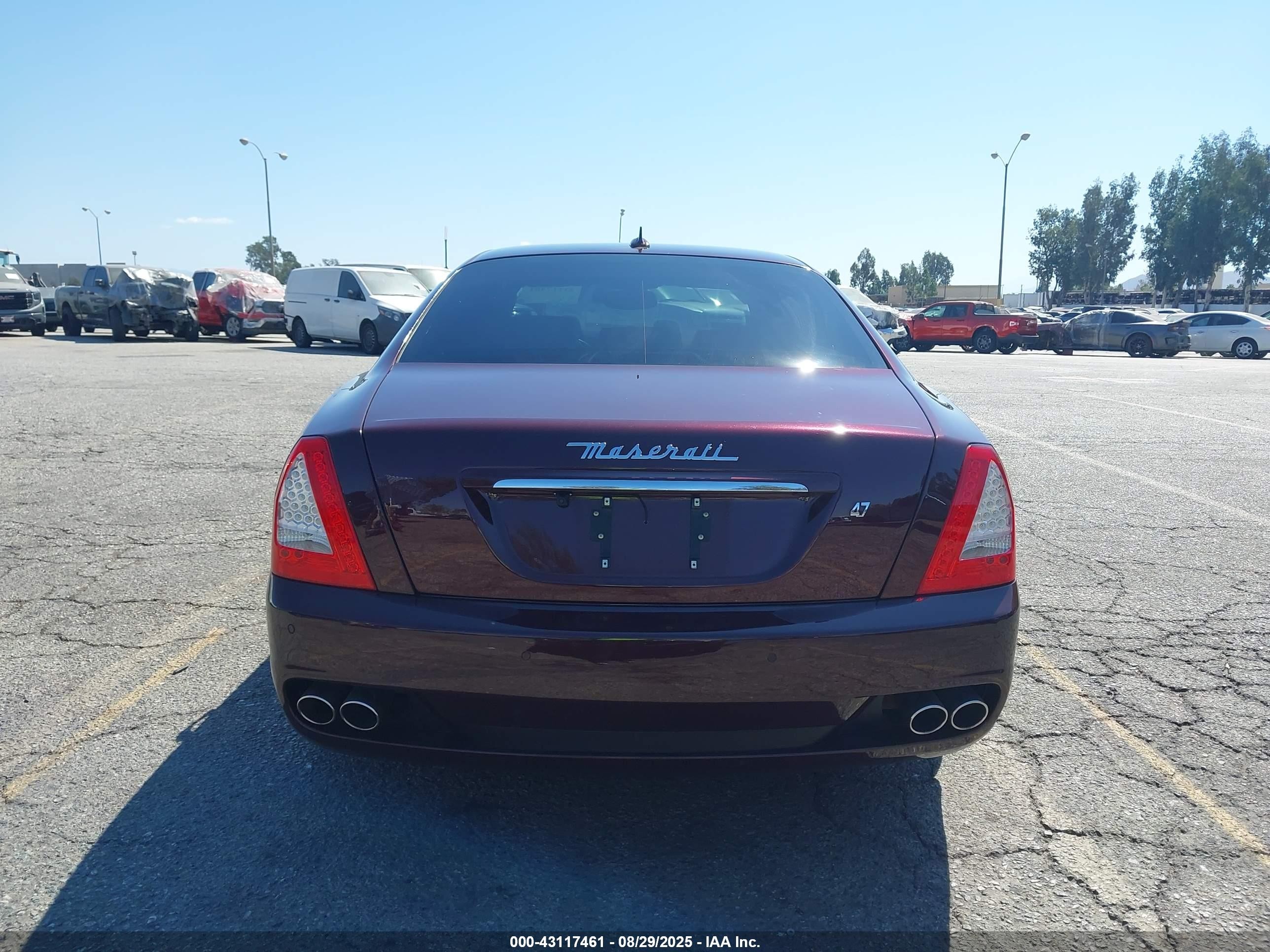 2011 Maserati Quattroporte S Burgundy vin: ZAM39JKA2B0055482