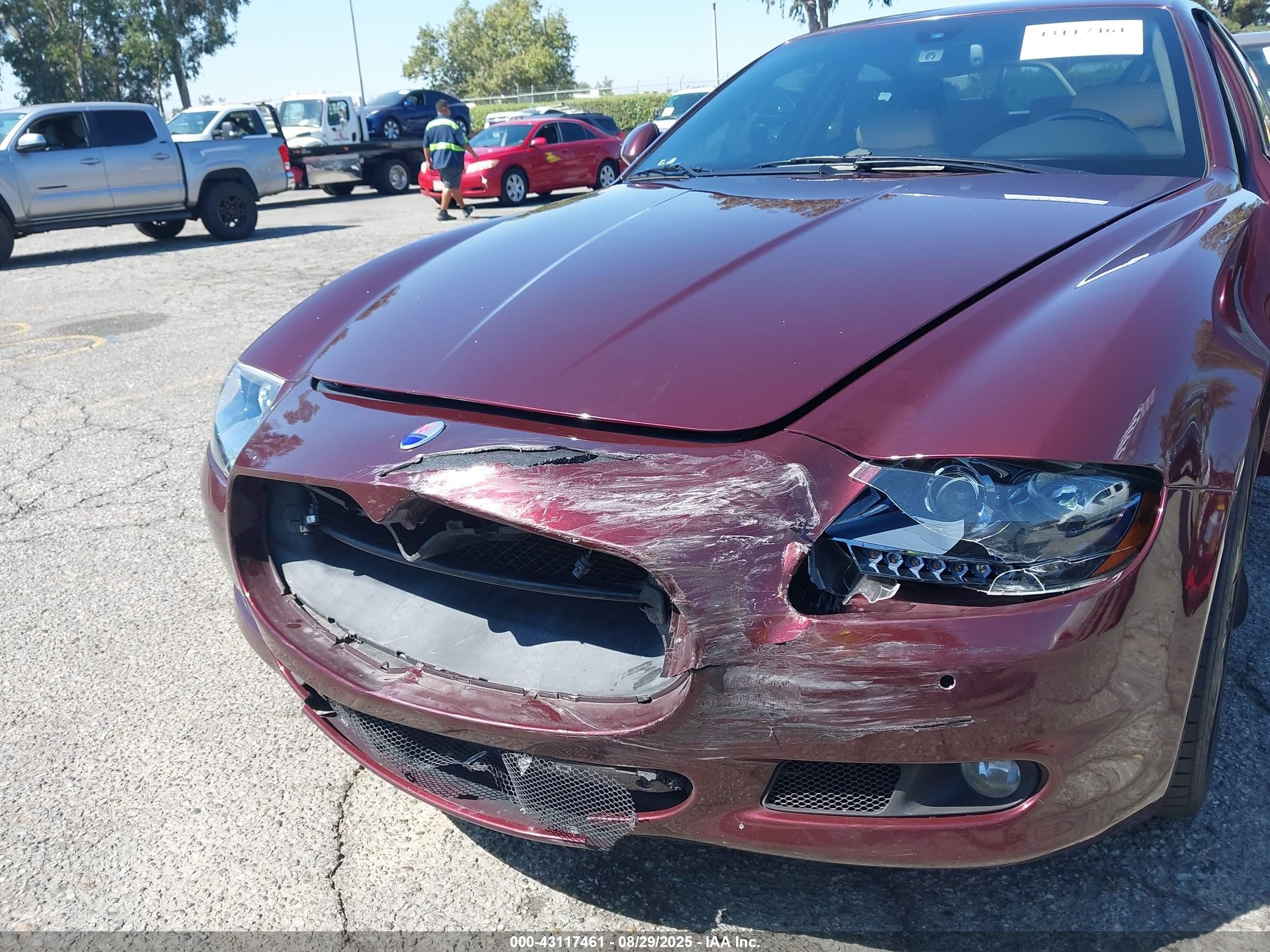 2011 Maserati Quattroporte S Burgundy vin: ZAM39JKA2B0055482