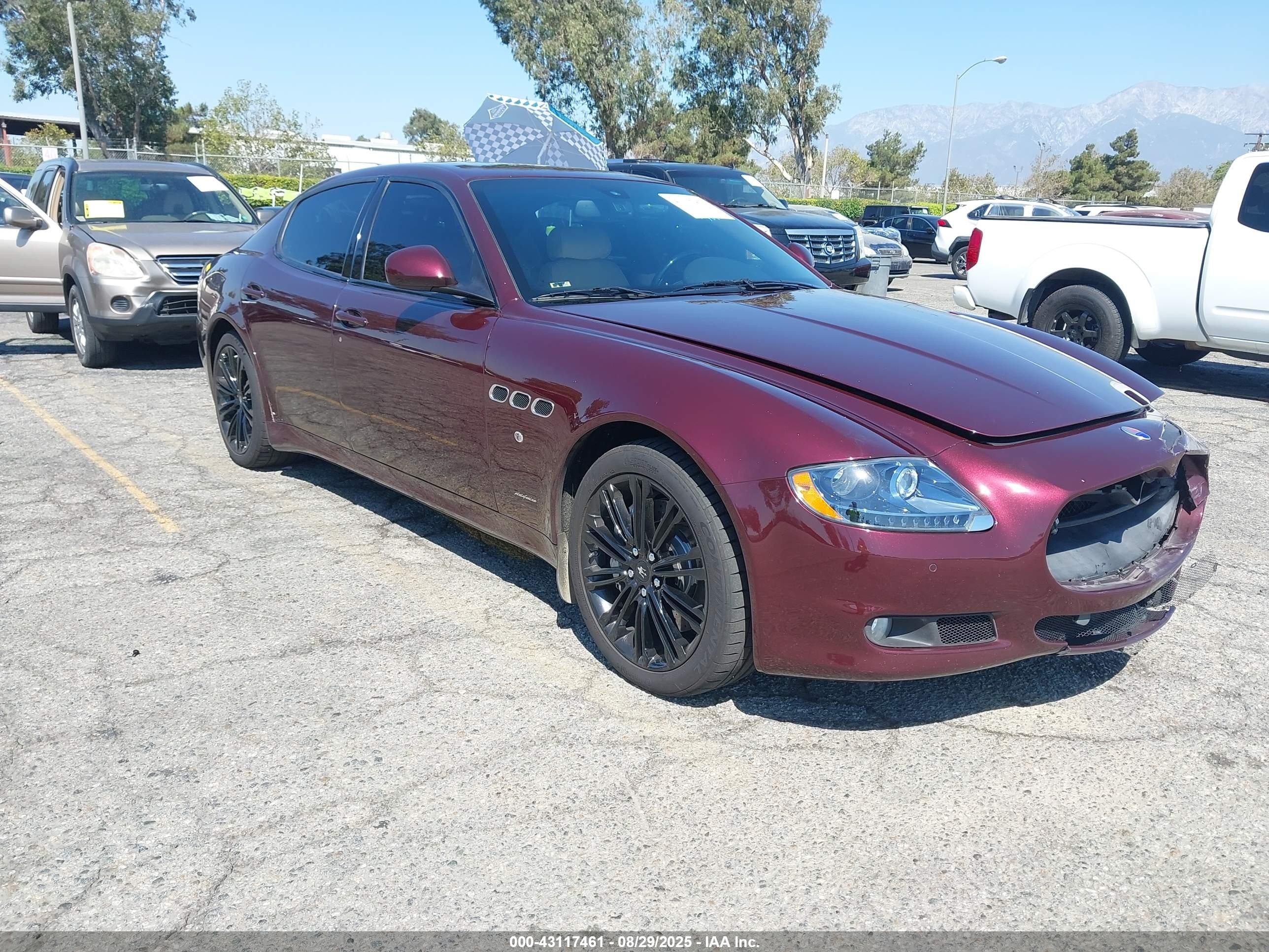 2011 Maserati Quattroporte S Burgundy vin: ZAM39JKA2B0055482