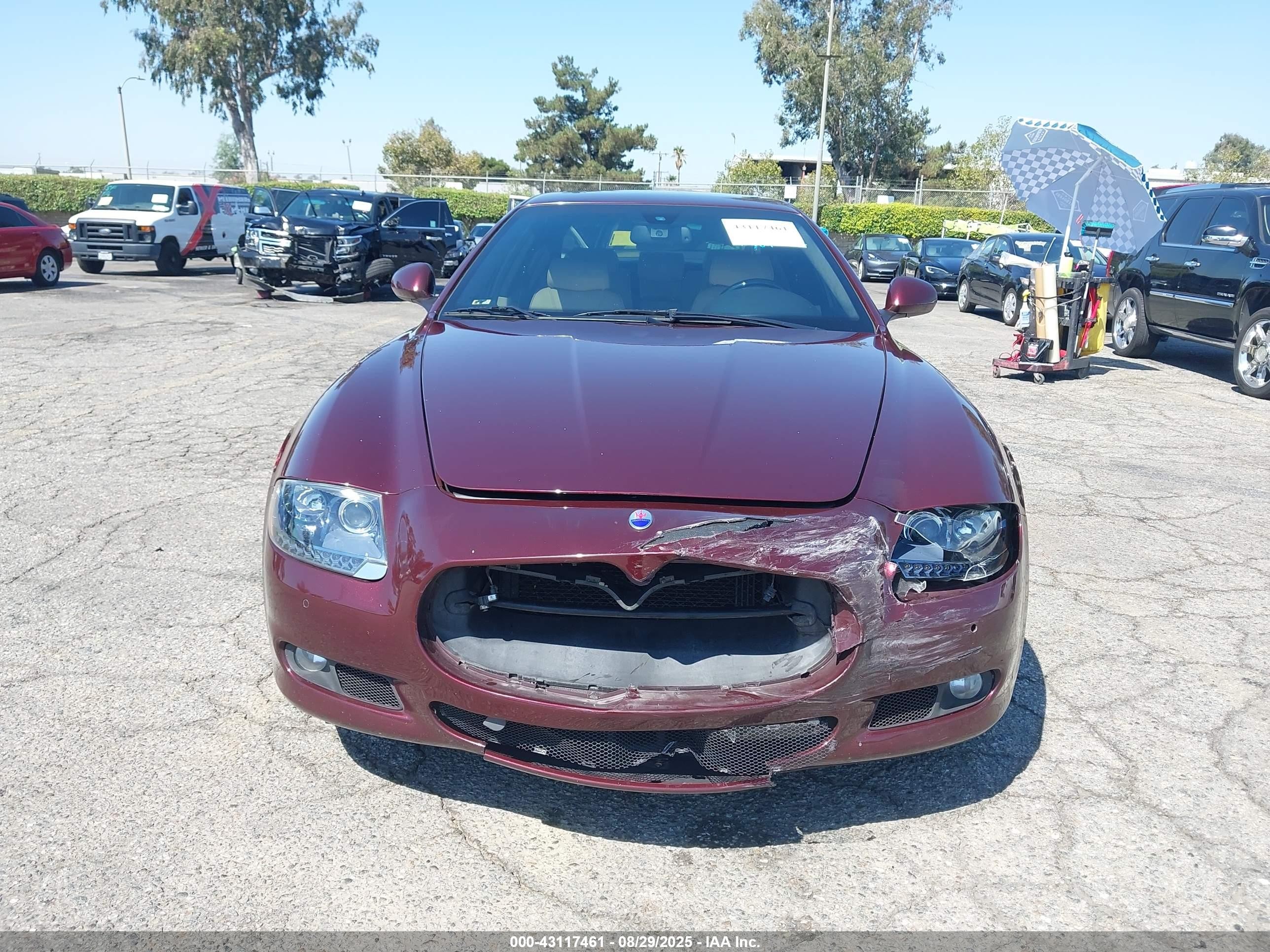 2011 Maserati Quattroporte S Burgundy vin: ZAM39JKA2B0055482