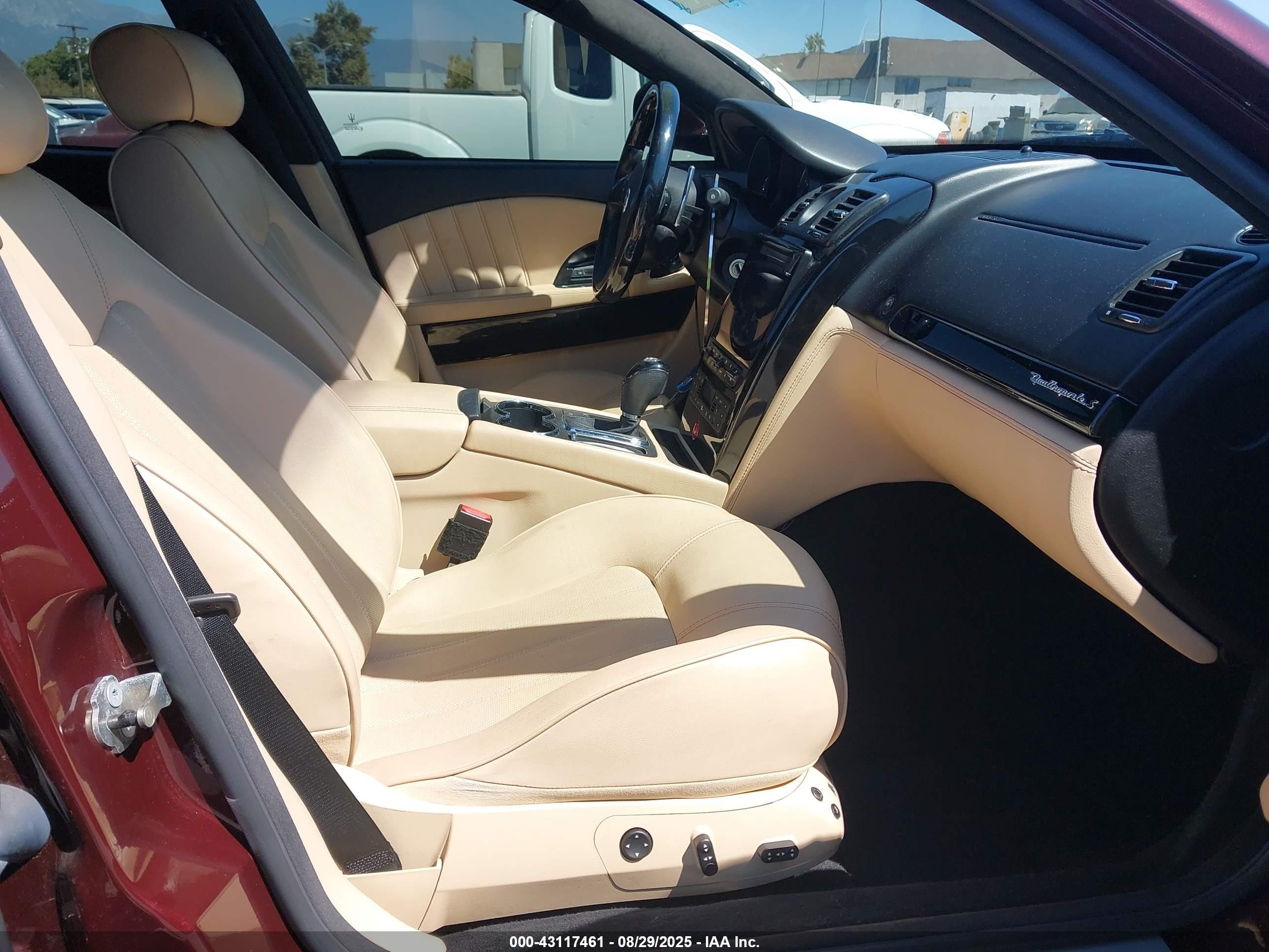 2011 Maserati Quattroporte S Burgundy vin: ZAM39JKA2B0055482