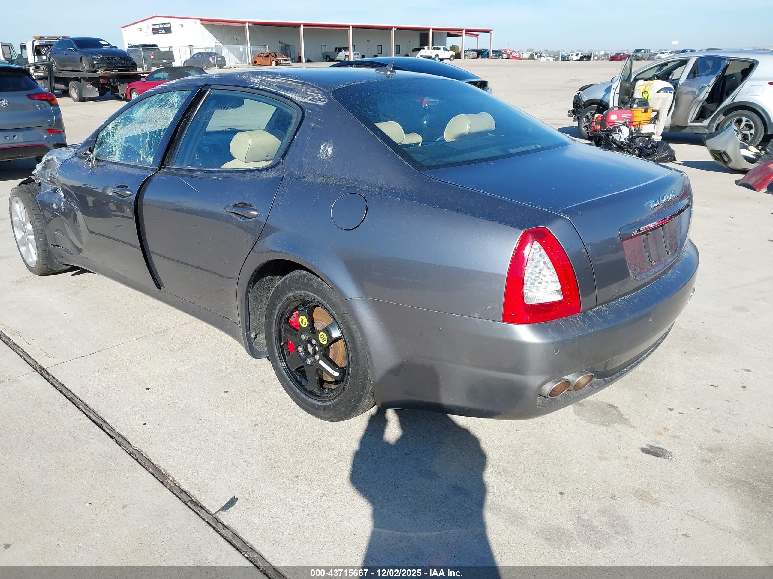 2011 Maserati Quattroporte S Серый vin: ZAM39JKA3B0054986