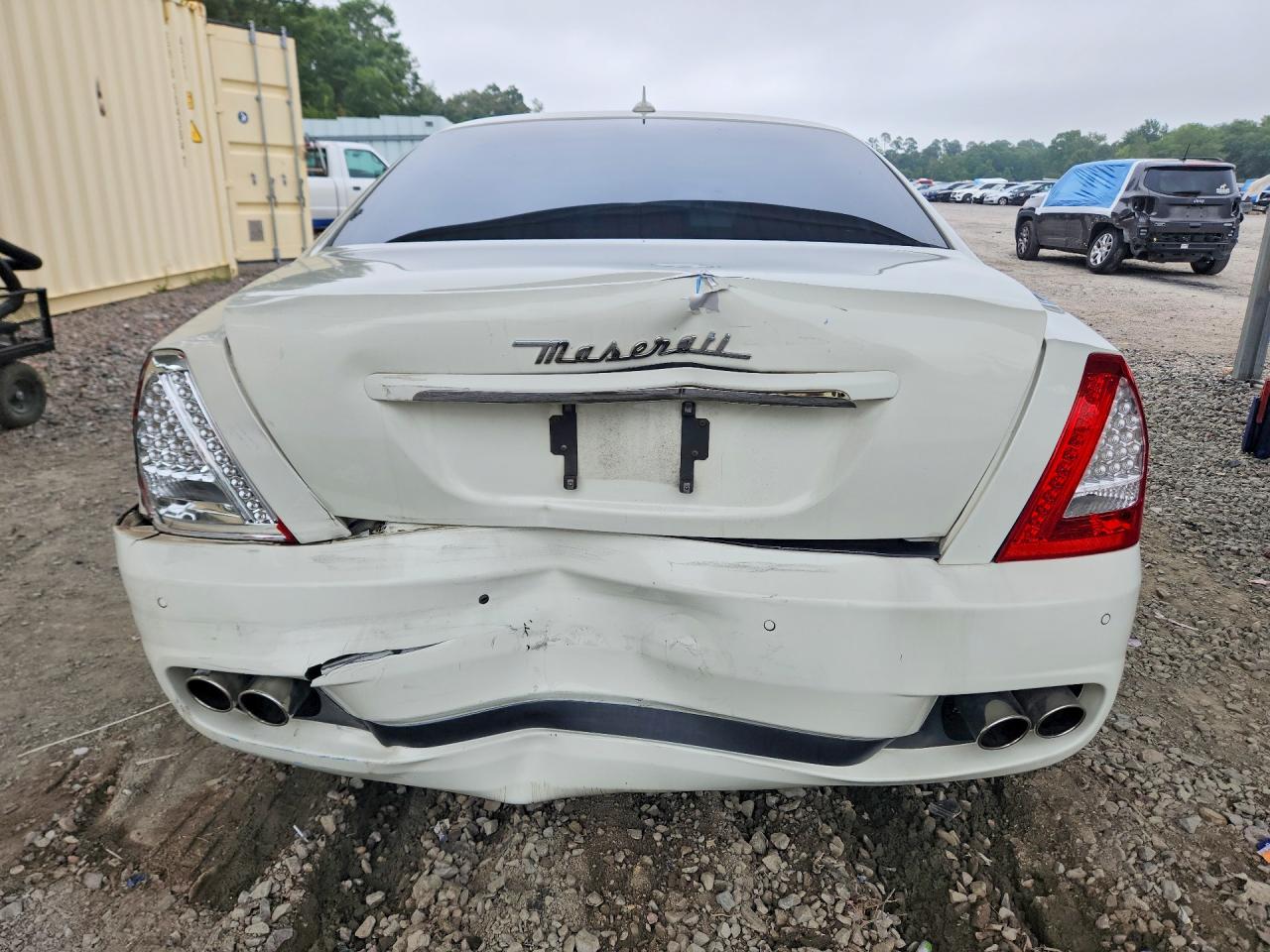 2012 Maserati Quattroporte S White vin: ZAM39JKA3C0063995