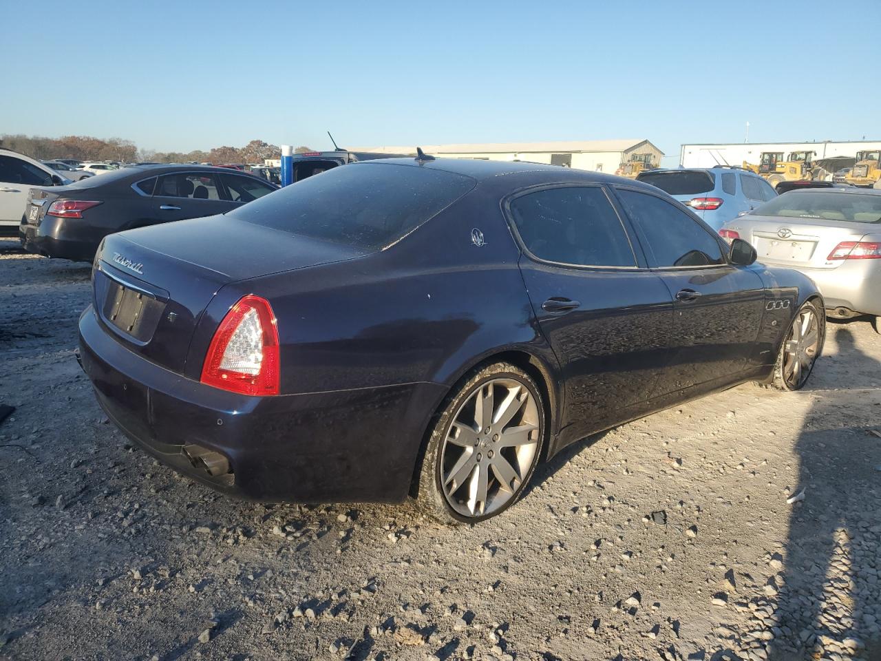 2011 Maserati Quattroporte S Синий vin: ZAM39JKA4B0054978