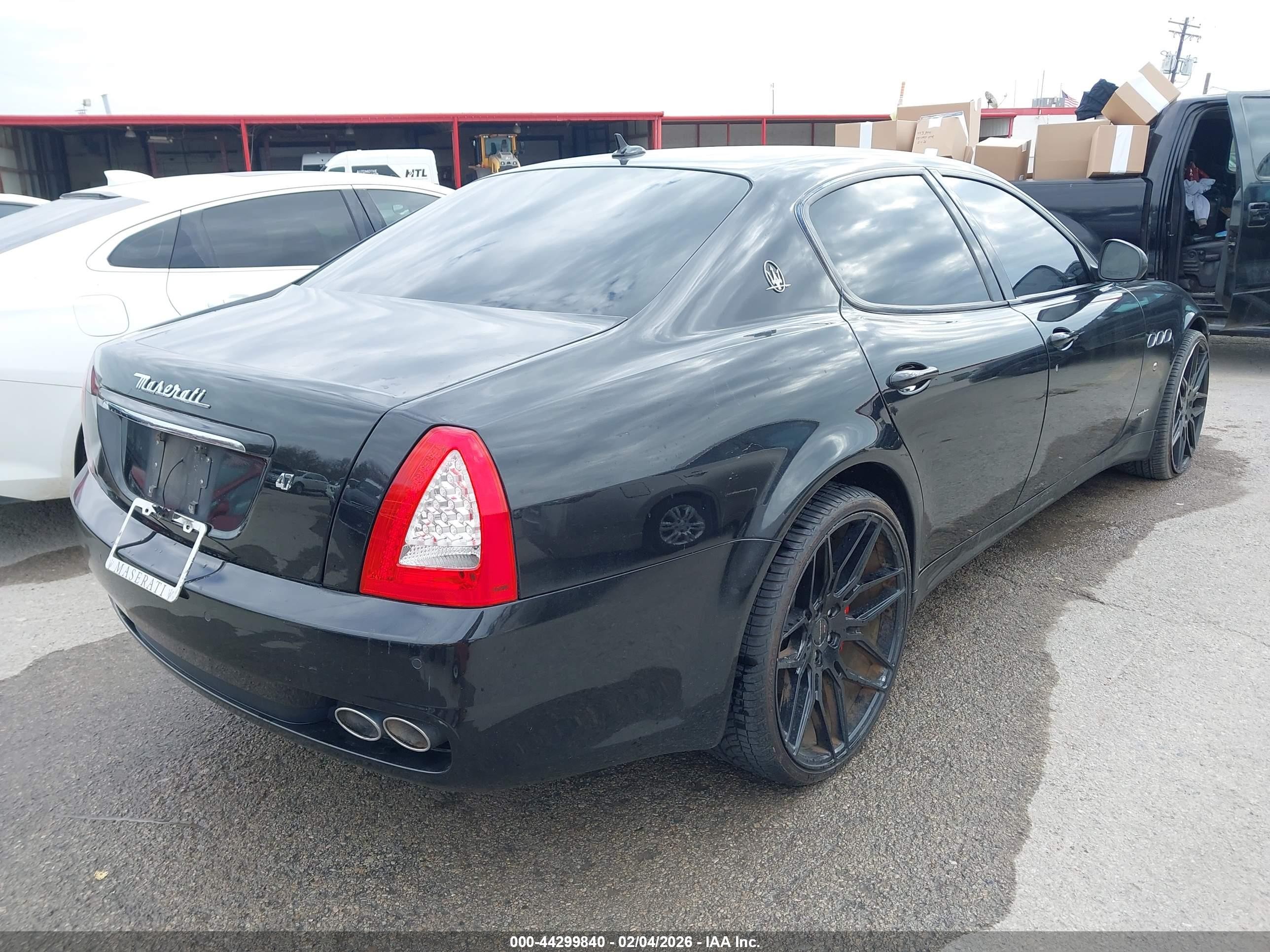 2011 Maserati Quattroporte S Черный vin: ZAM39JKA6B0054707