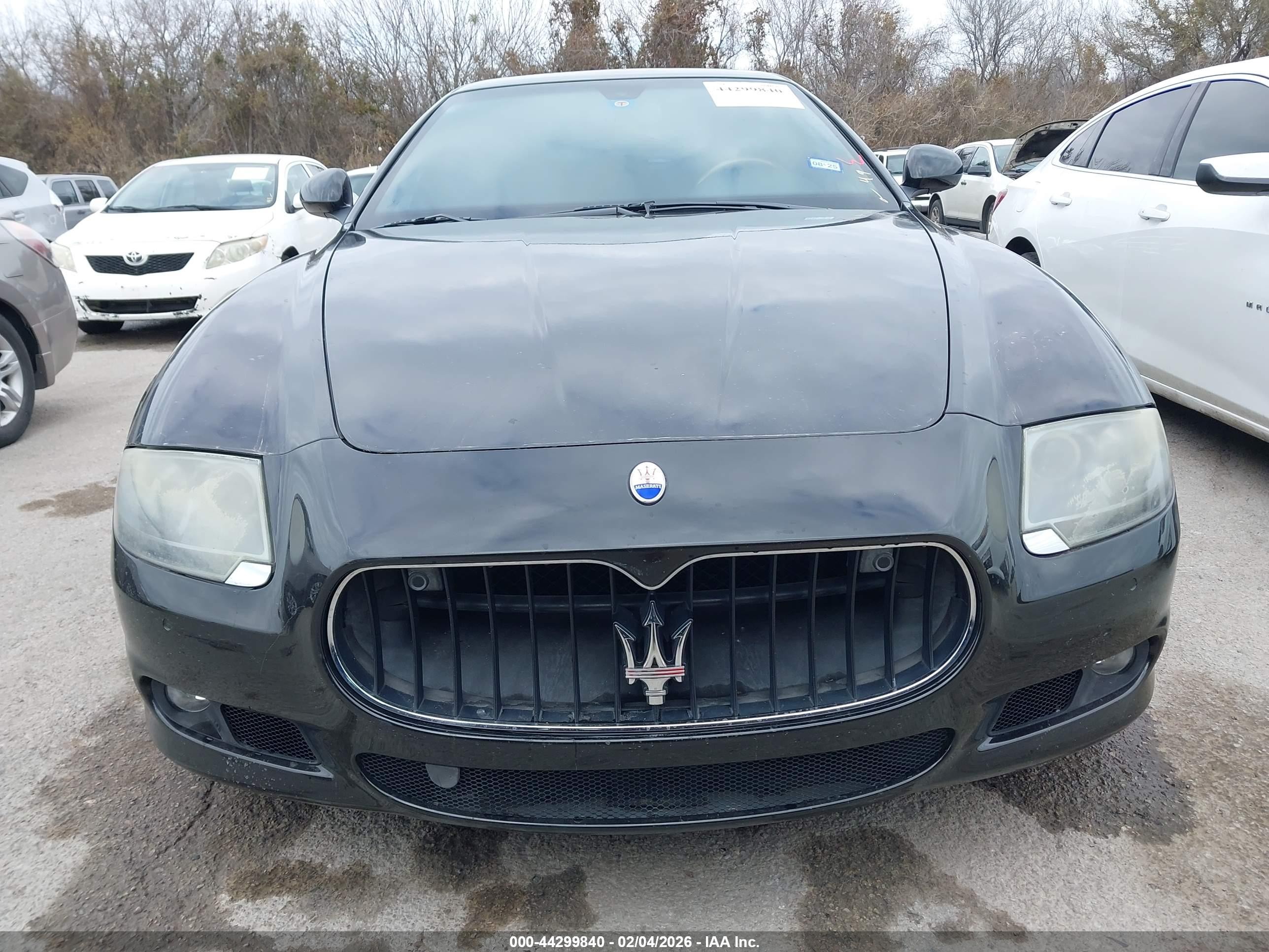 2011 Maserati Quattroporte S Черный vin: ZAM39JKA6B0054707