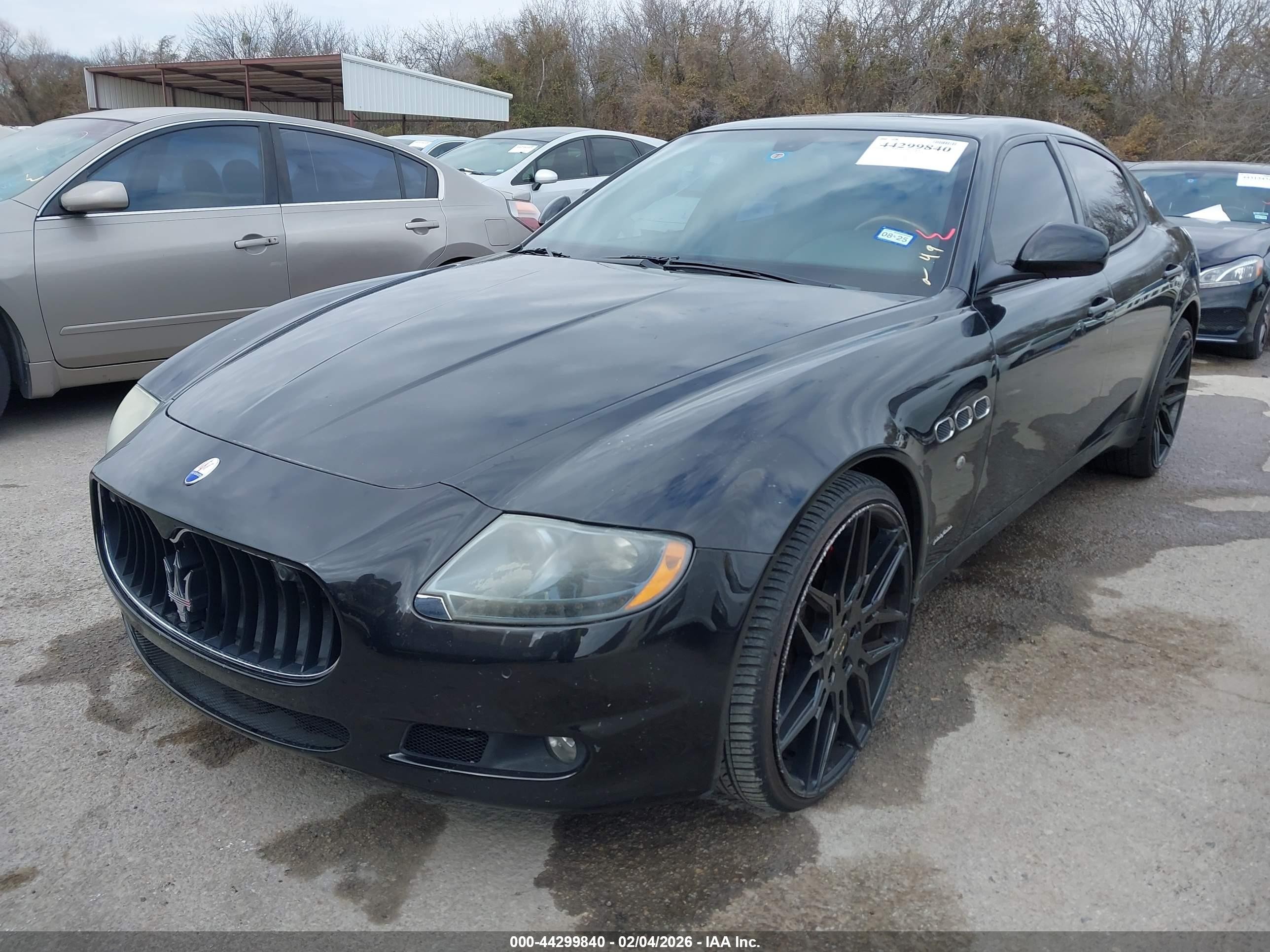 2011 Maserati Quattroporte S Черный vin: ZAM39JKA6B0054707