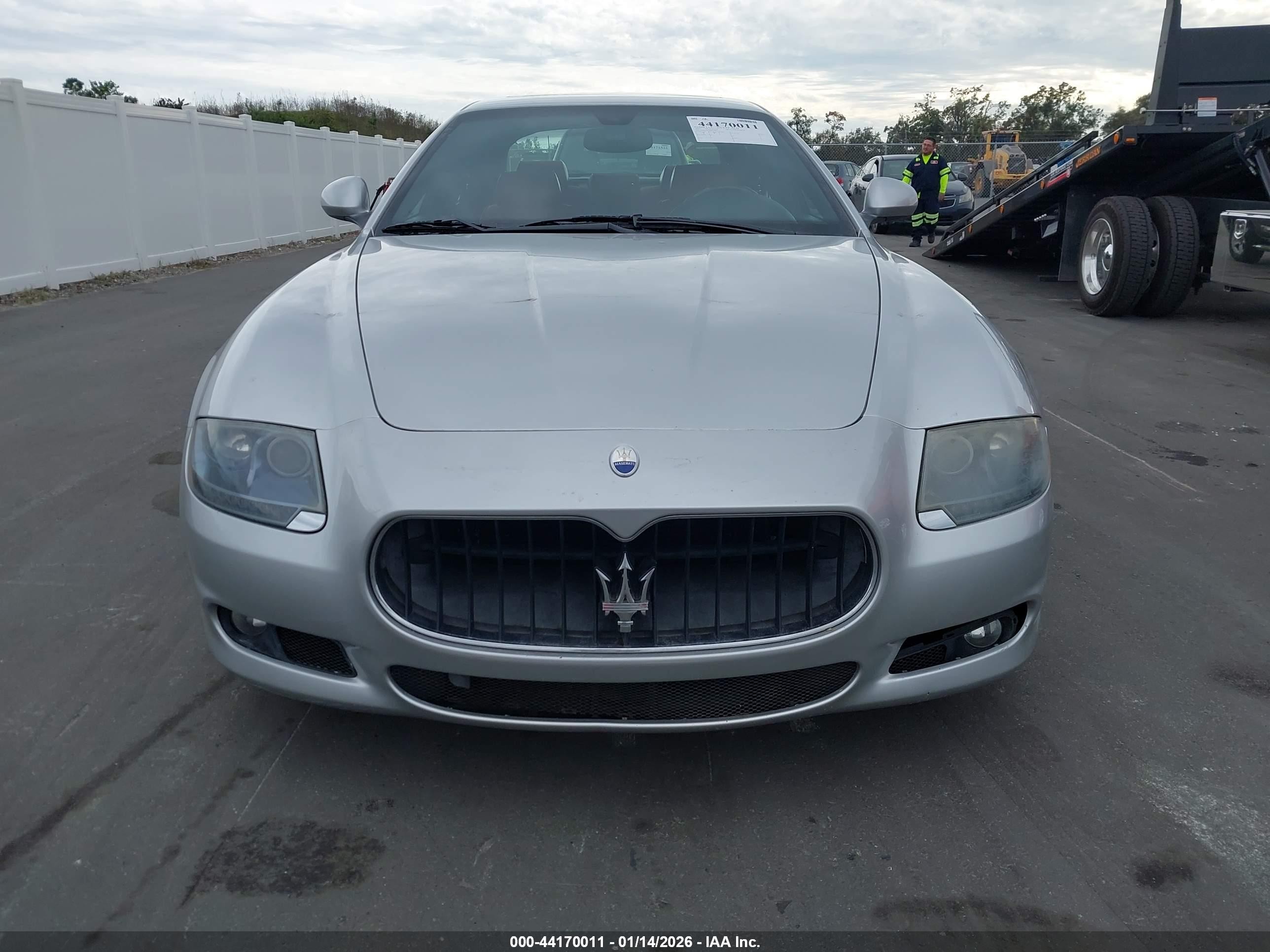 2011 Maserati Quattroporte S Silver vin: ZAM39JKA8B0054367