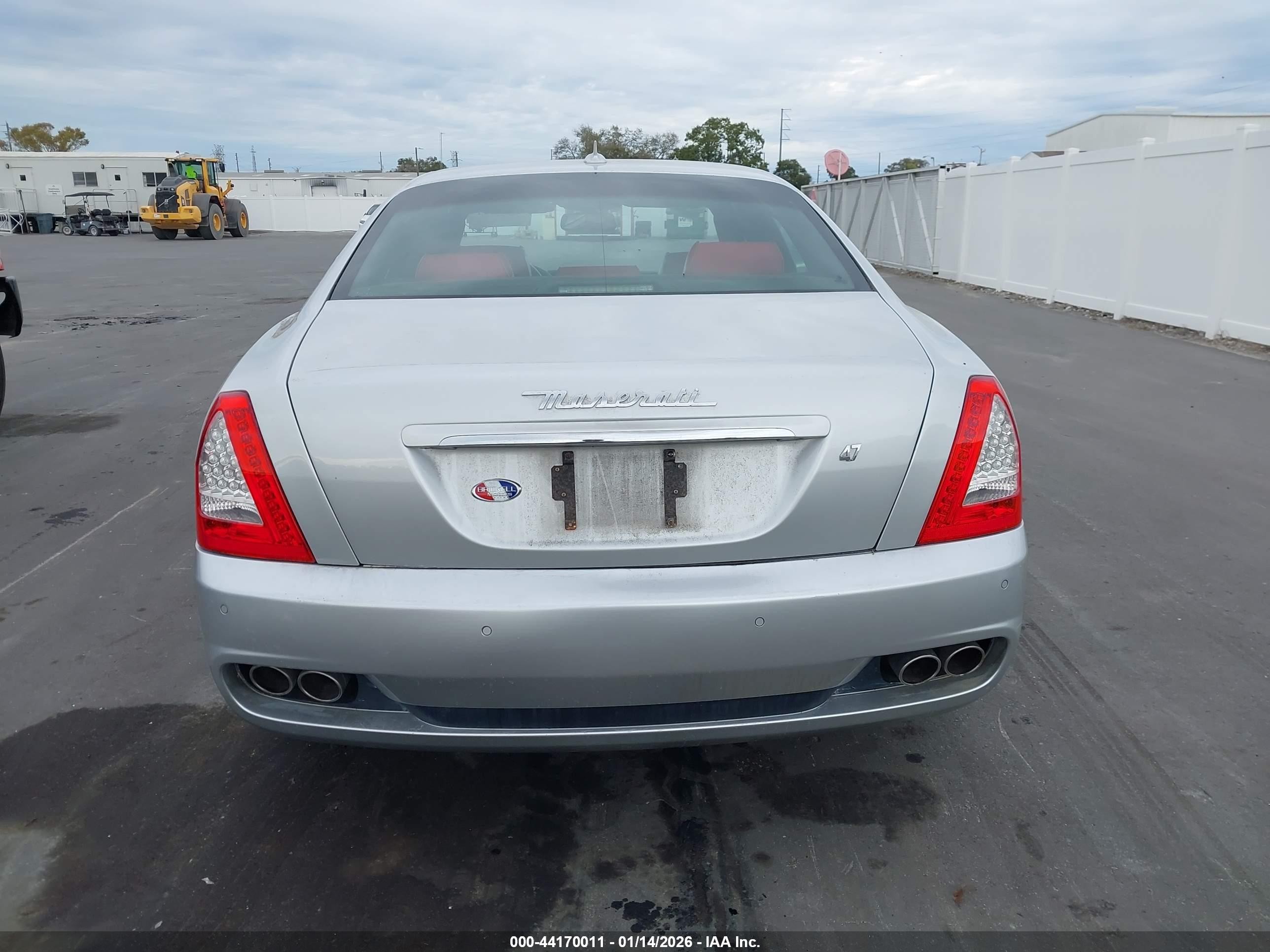 2011 Maserati Quattroporte S Silver vin: ZAM39JKA8B0054367