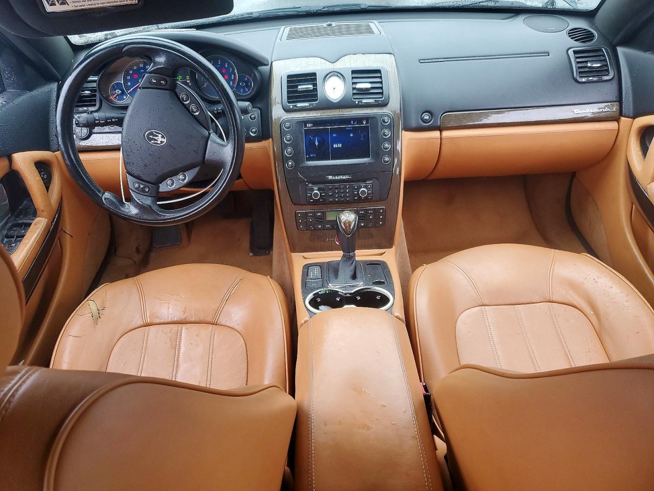 2012 Maserati Quattroporte S Charcoal vin: ZAM39JKA8C0063958