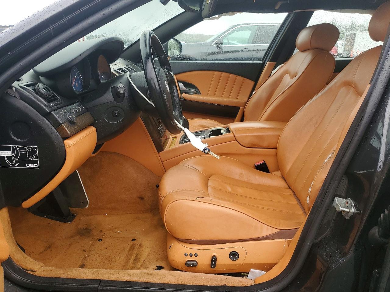 2012 Maserati Quattroporte S Charcoal vin: ZAM39JKA8C0063958