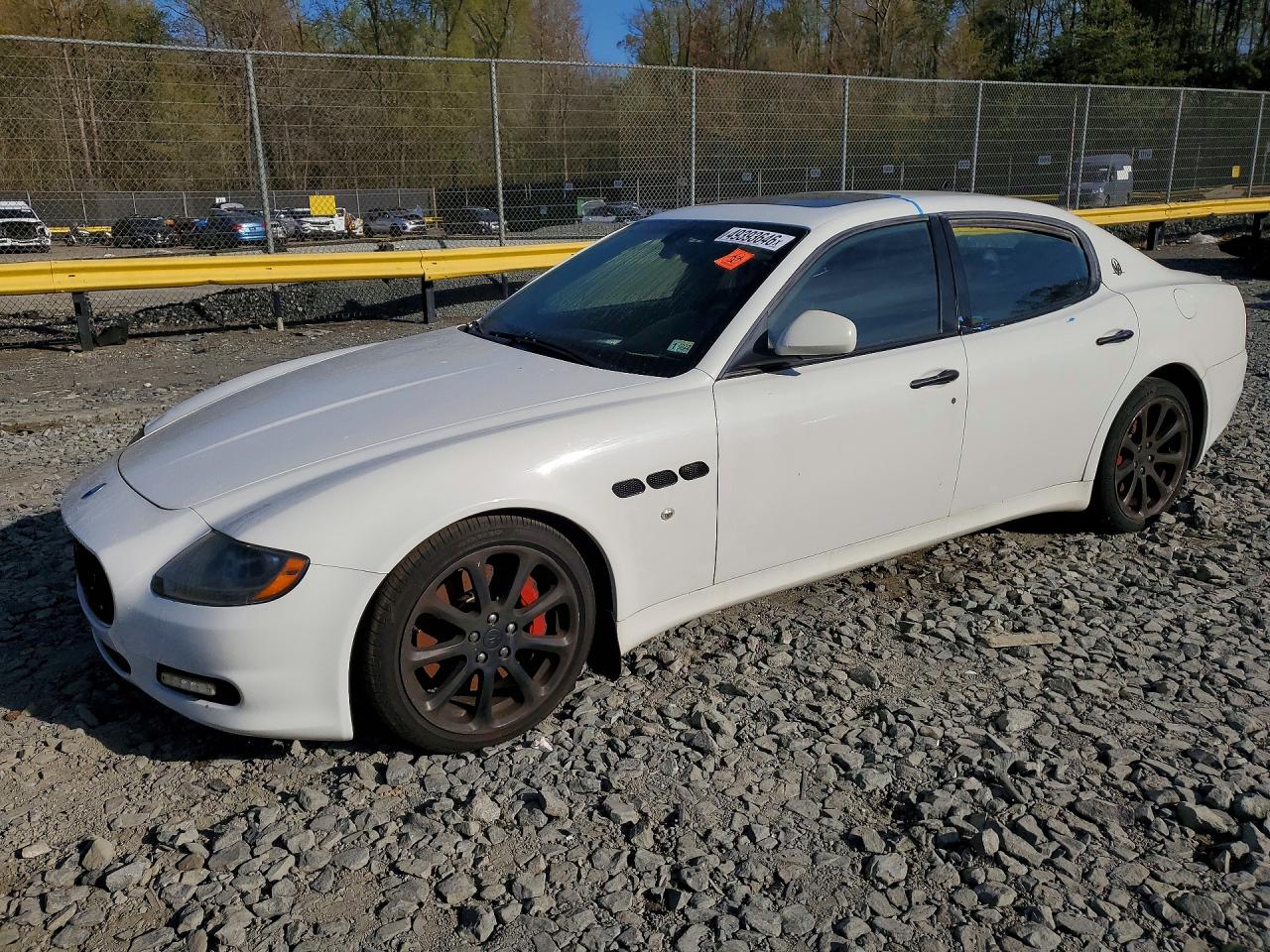2010 Maserati Quattroporte S White vin: ZAM39JKA9A0050701