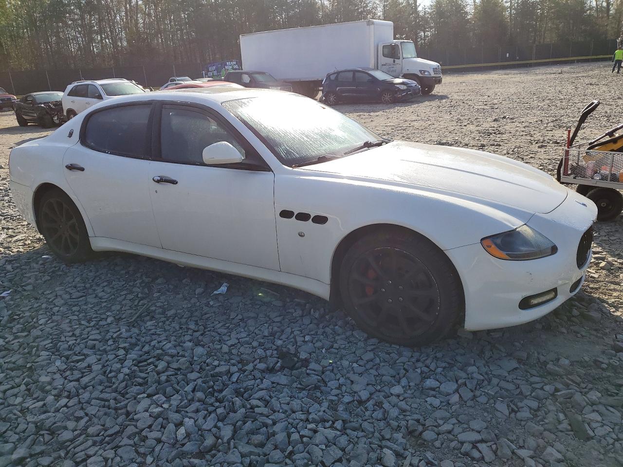 2010 Maserati Quattroporte S White vin: ZAM39JKA9A0050701