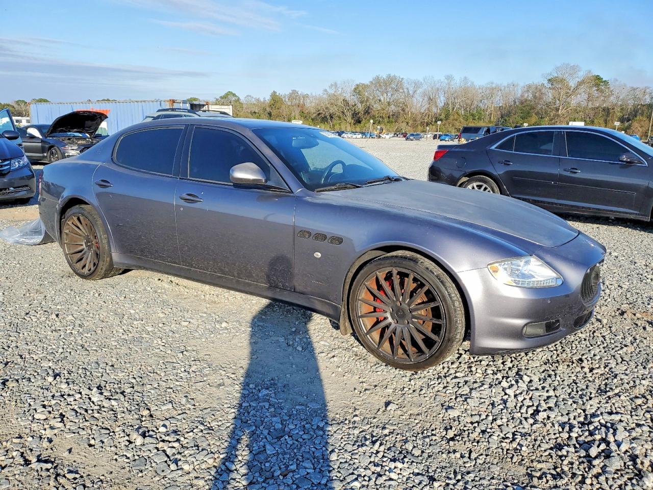 2011 Maserati Quattroporte S Gray vin: ZAM39JKA9B0058959