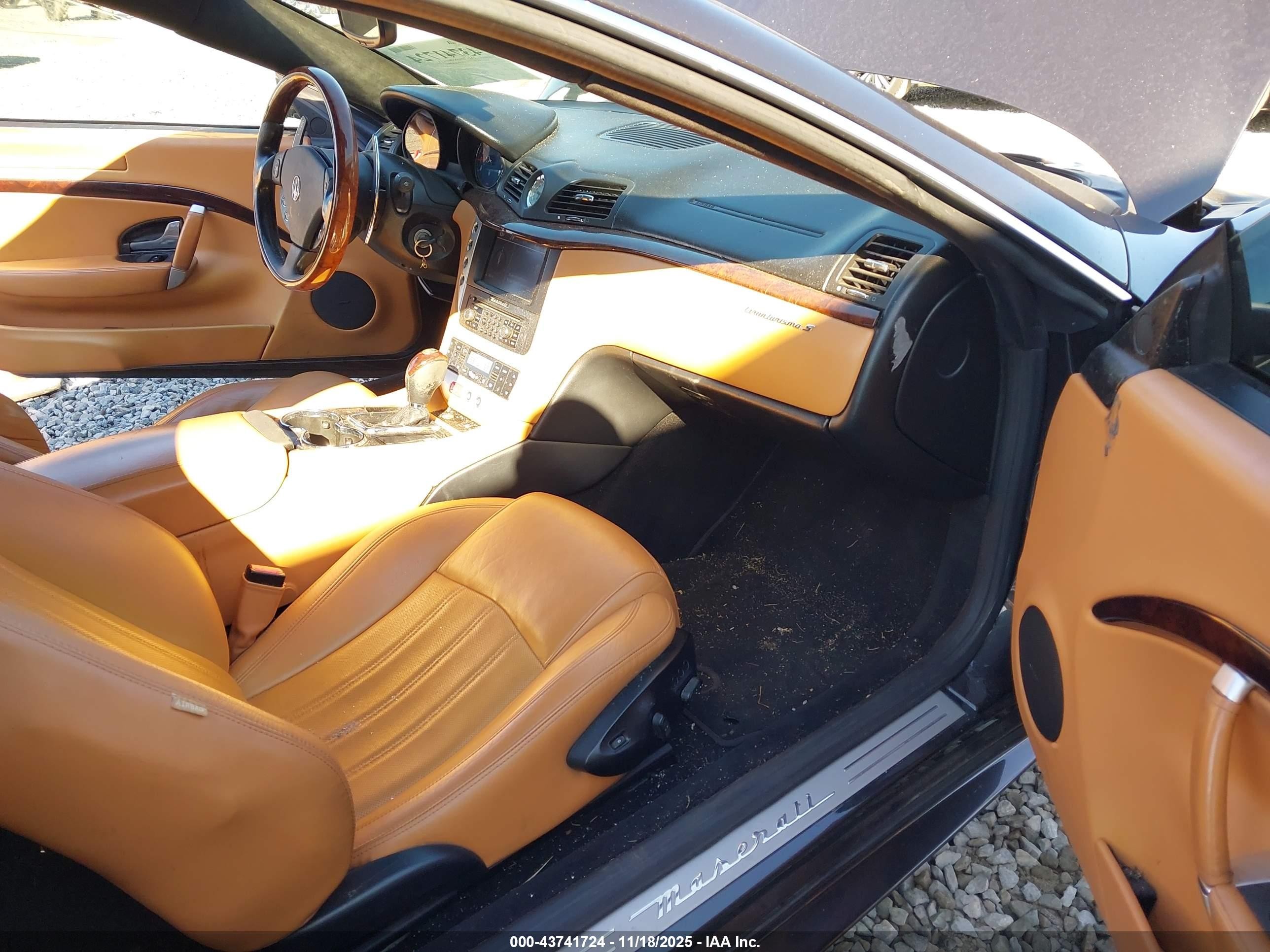 2010 Maserati Granturismo S/s Automatic Black vin: ZAM45KLA0A0053443