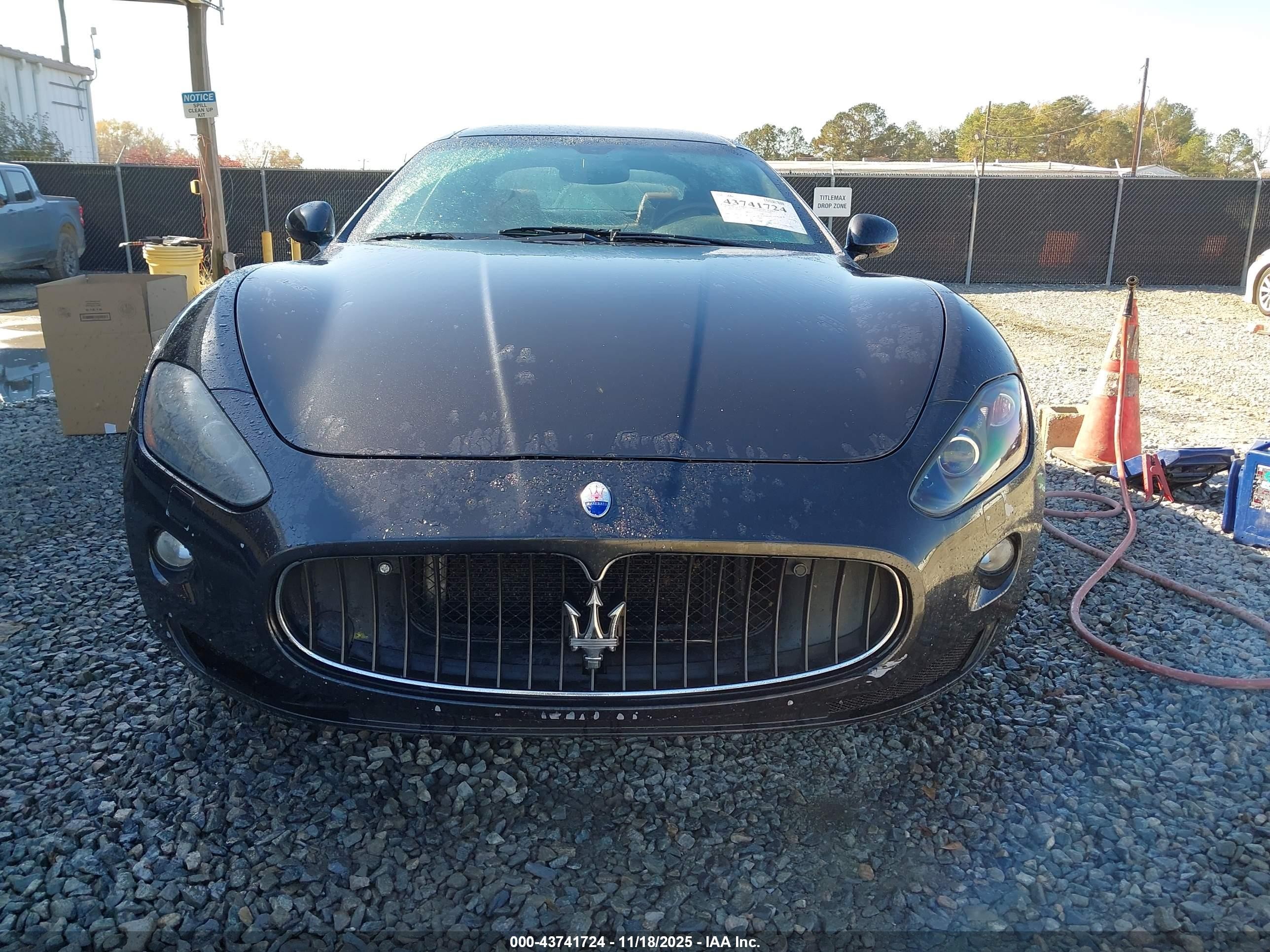 2010 Maserati Granturismo S/s Automatic Black vin: ZAM45KLA0A0053443