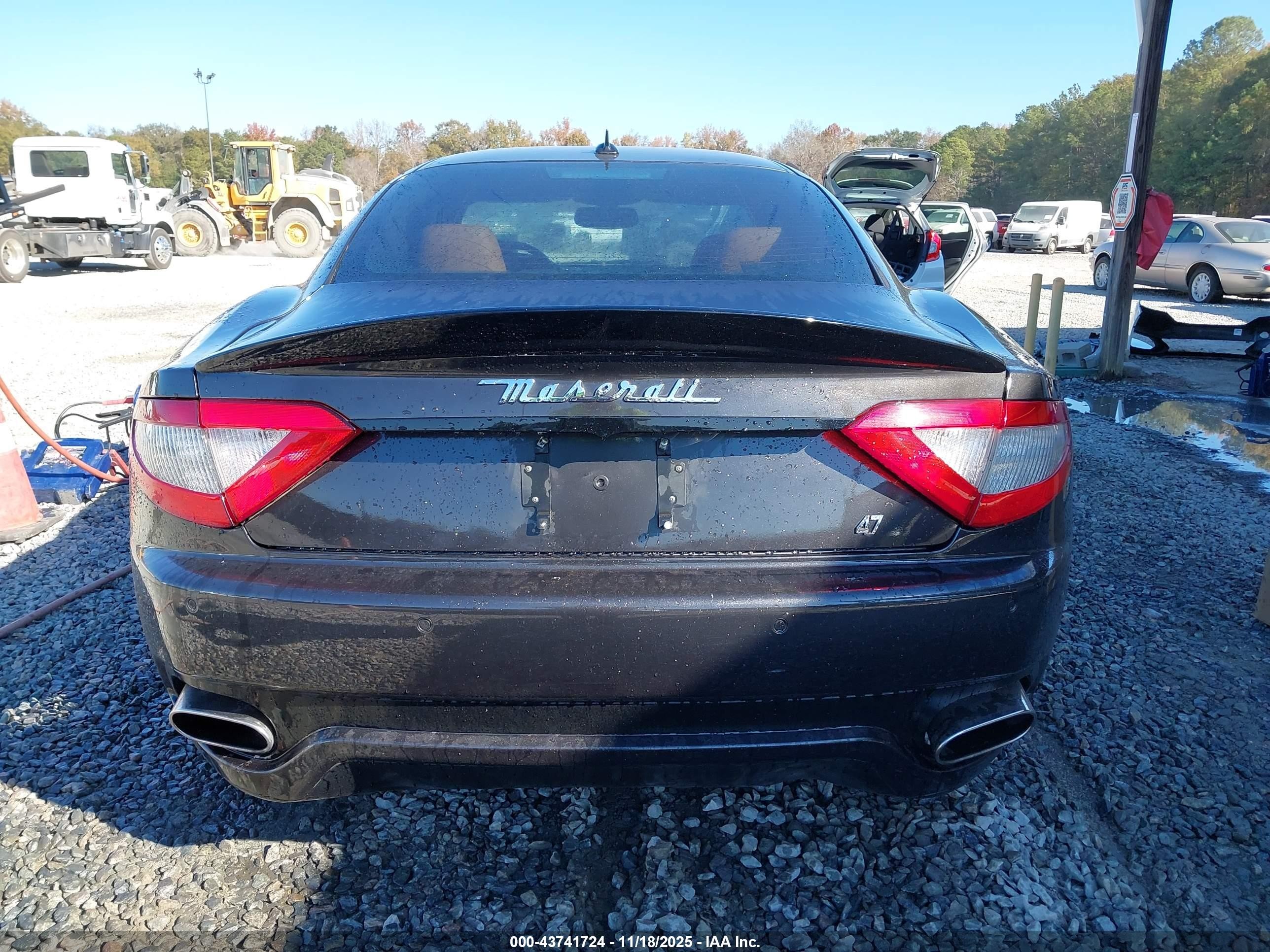 2010 Maserati Granturismo S/s Automatic Black vin: ZAM45KLA0A0053443