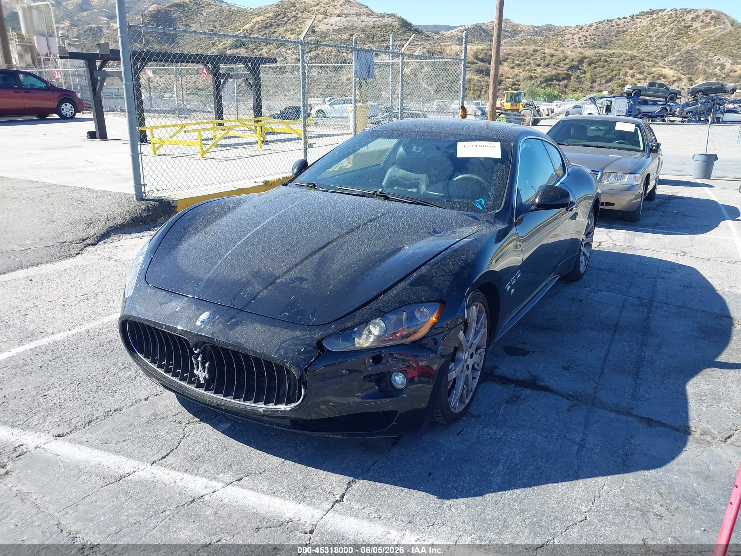 2011 Maserati Granturismo S Automatic Black vin: ZAM45KLA0B0055078