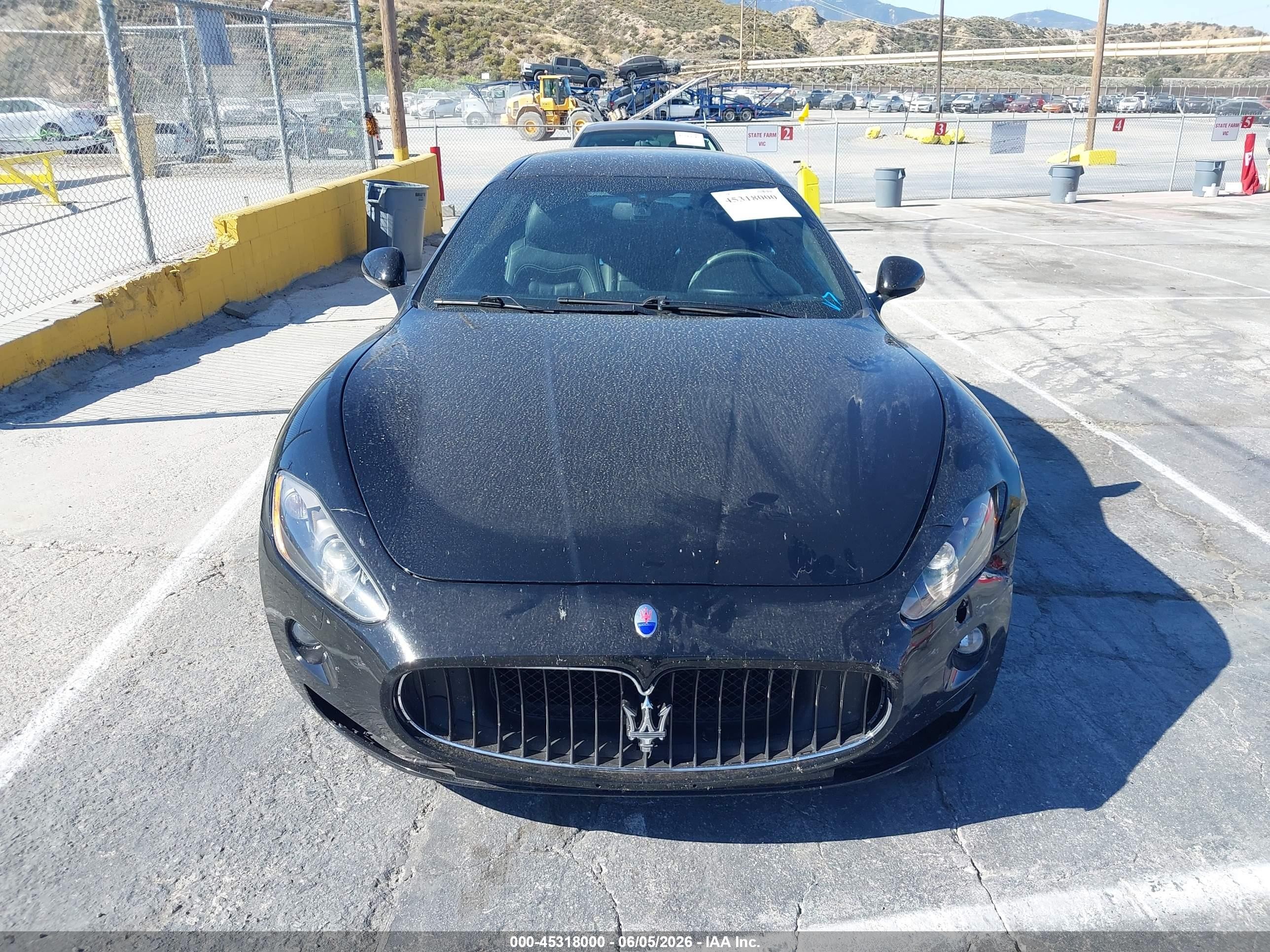 2011 Maserati Granturismo S Automatic Black vin: ZAM45KLA0B0055078