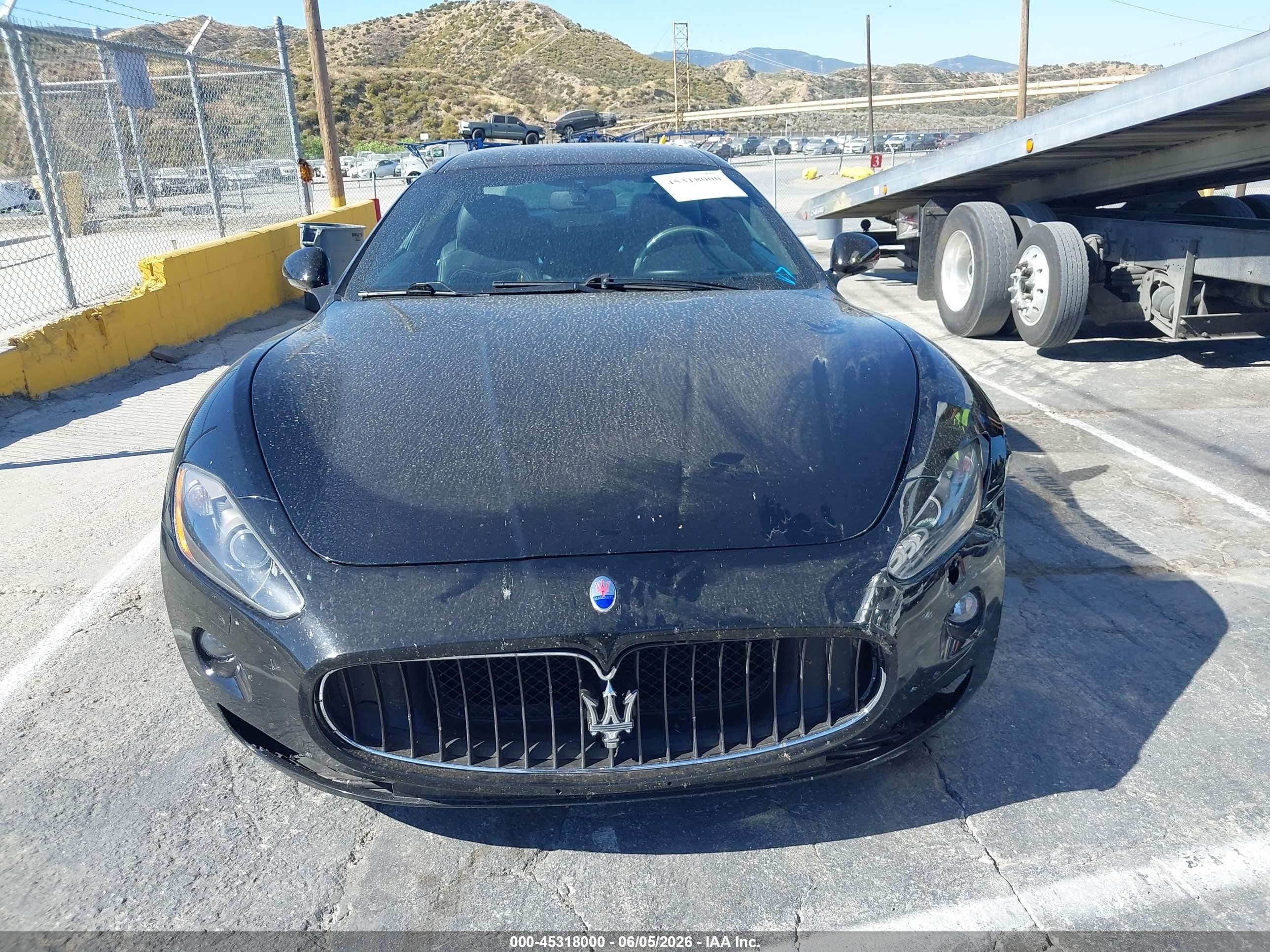 2011 Maserati Granturismo S Automatic Black vin: ZAM45KLA0B0055078