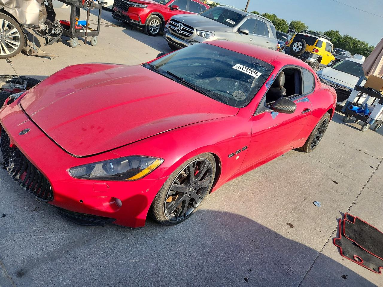 2012 Maserati Granturismo S Red vin: ZAM45KLA2C0060624