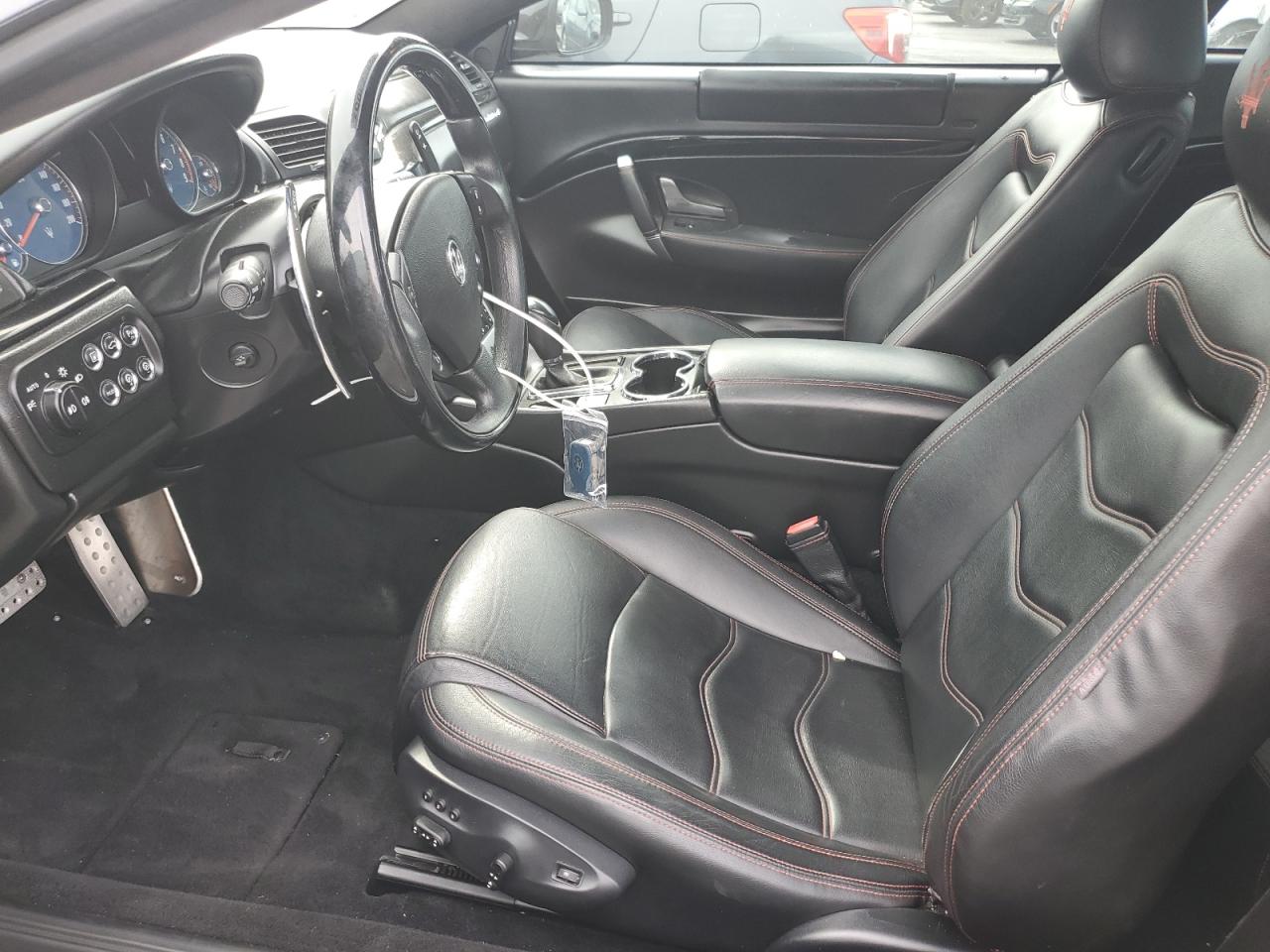 2012 Maserati Granturismo S Черный vin: ZAM45KLA5C0060519