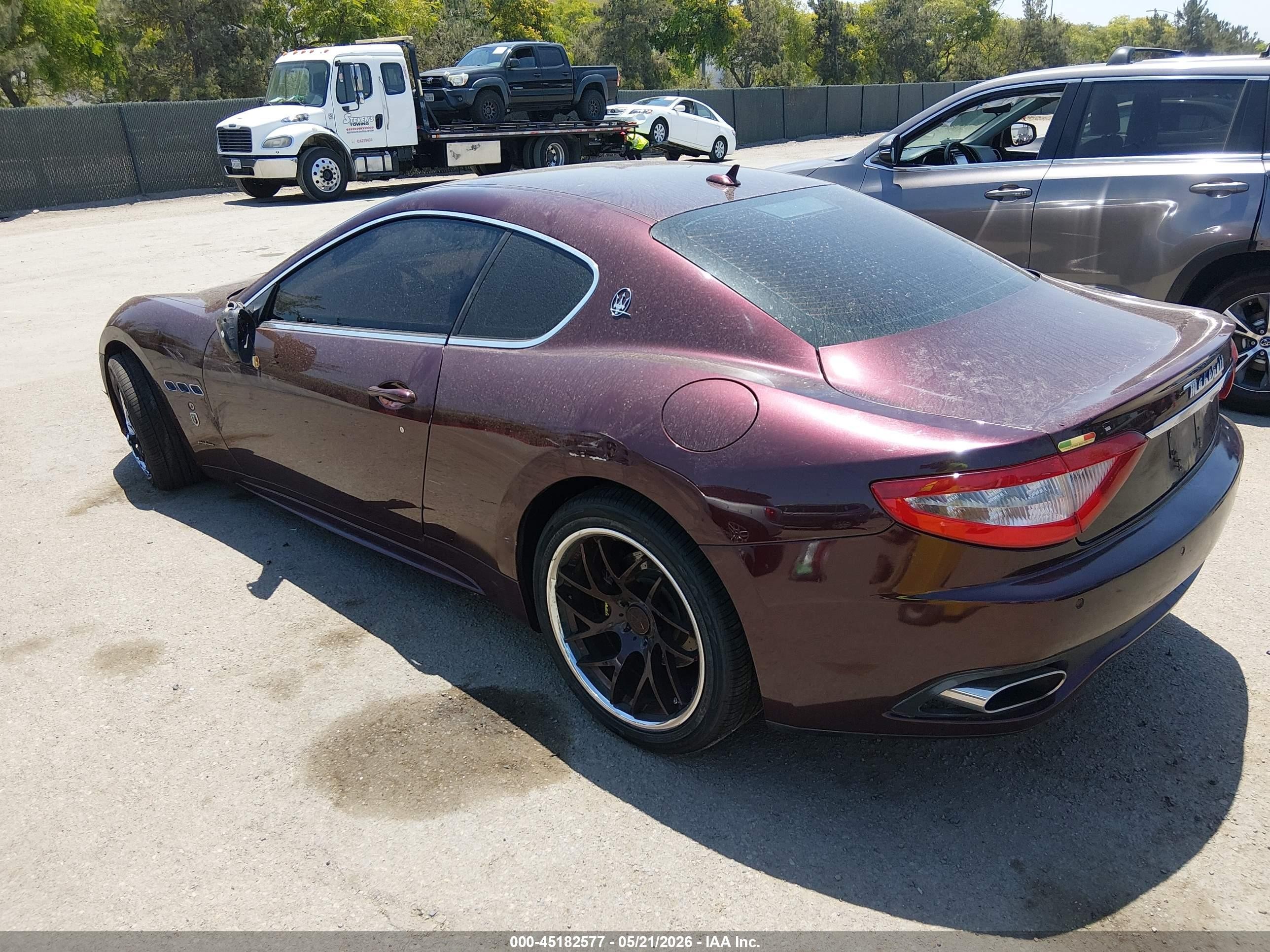 2012 Maserati Granturismo S Automatic Темно-бордовый vin: ZAM45KLA6C0065129