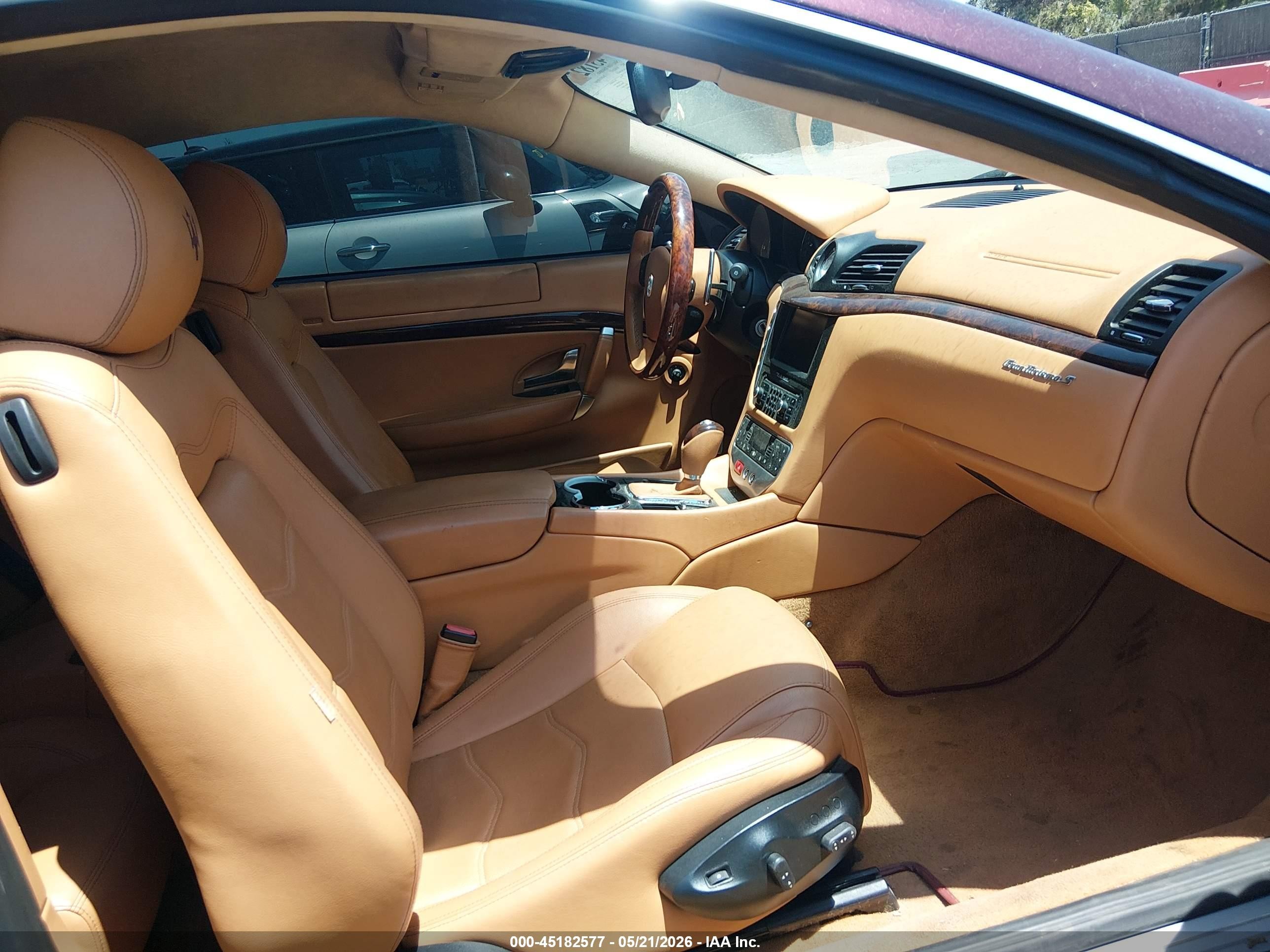 2012 Maserati Granturismo S Automatic Темно-бордовый vin: ZAM45KLA6C0065129