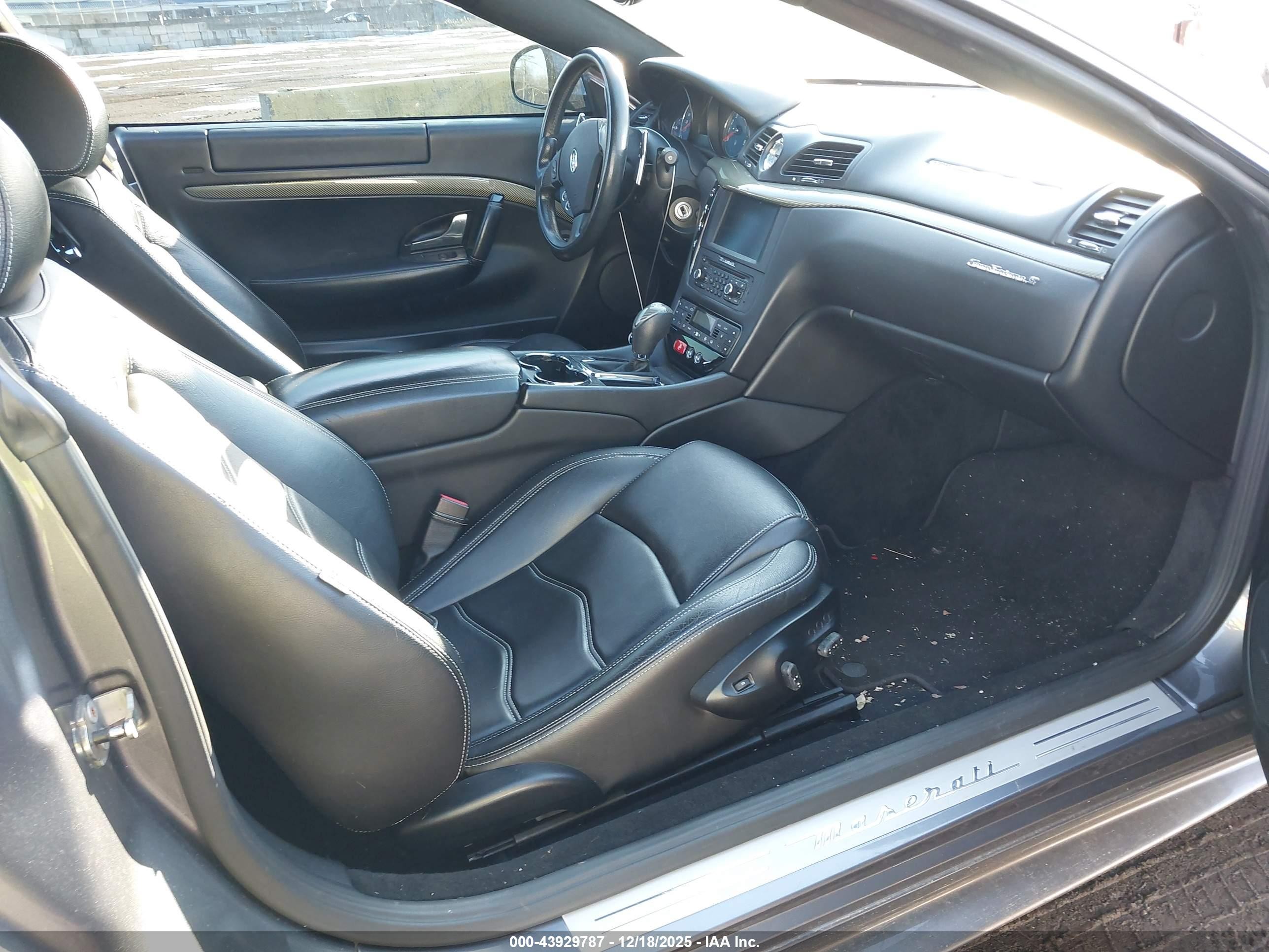 2012 Maserati Granturismo S Automatic Gray vin: ZAM45KLA6C0065602