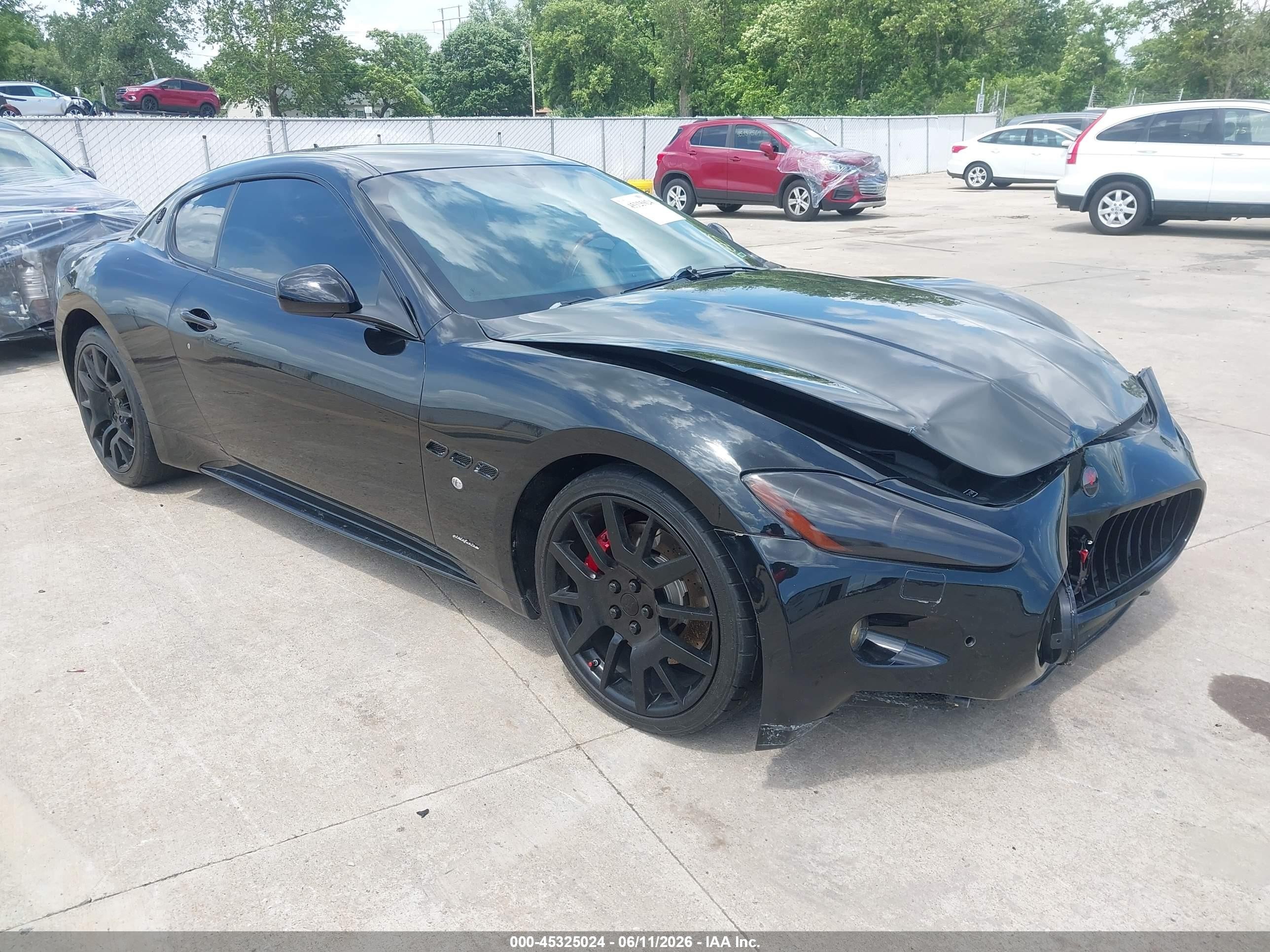 2012 Maserati Granturismo S Automatic Black vin: ZAM45KLA8C0062362