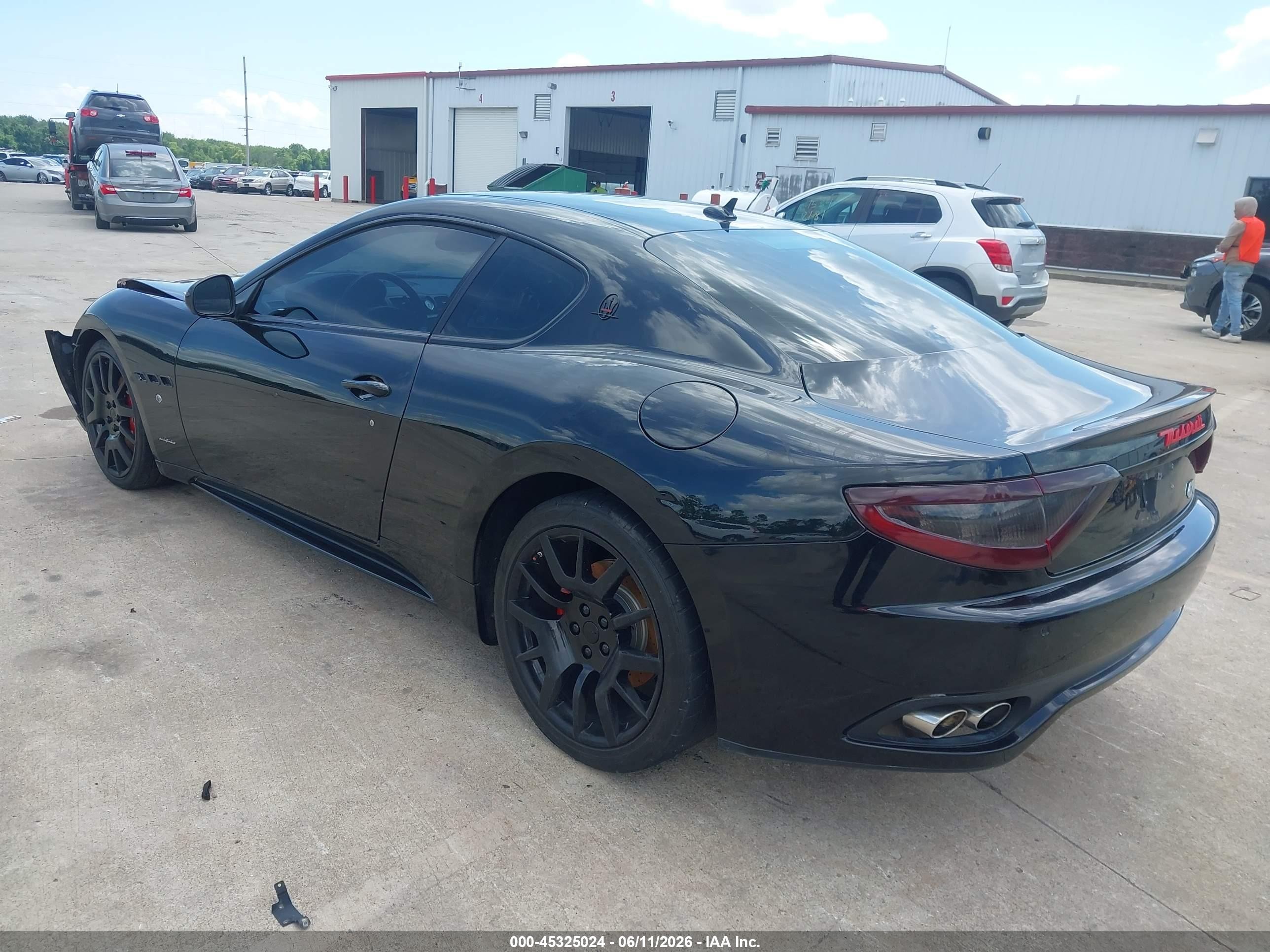 2012 Maserati Granturismo S Automatic Black vin: ZAM45KLA8C0062362