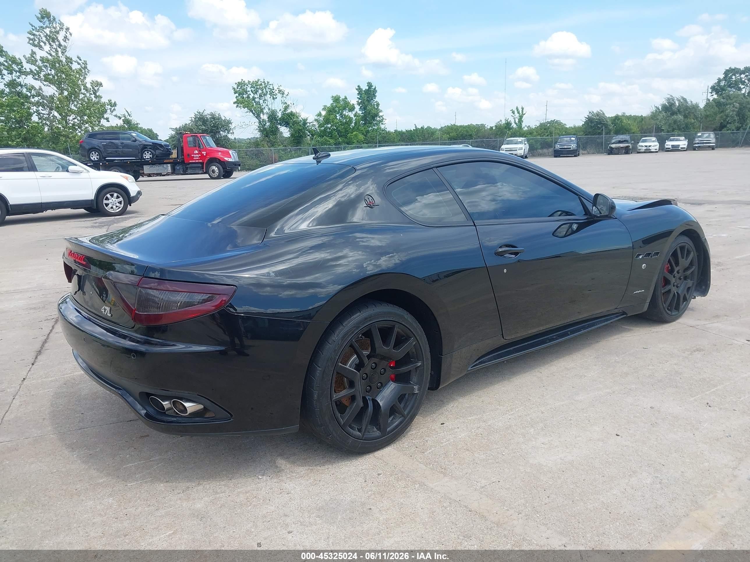 2012 Maserati Granturismo S Automatic Black vin: ZAM45KLA8C0062362