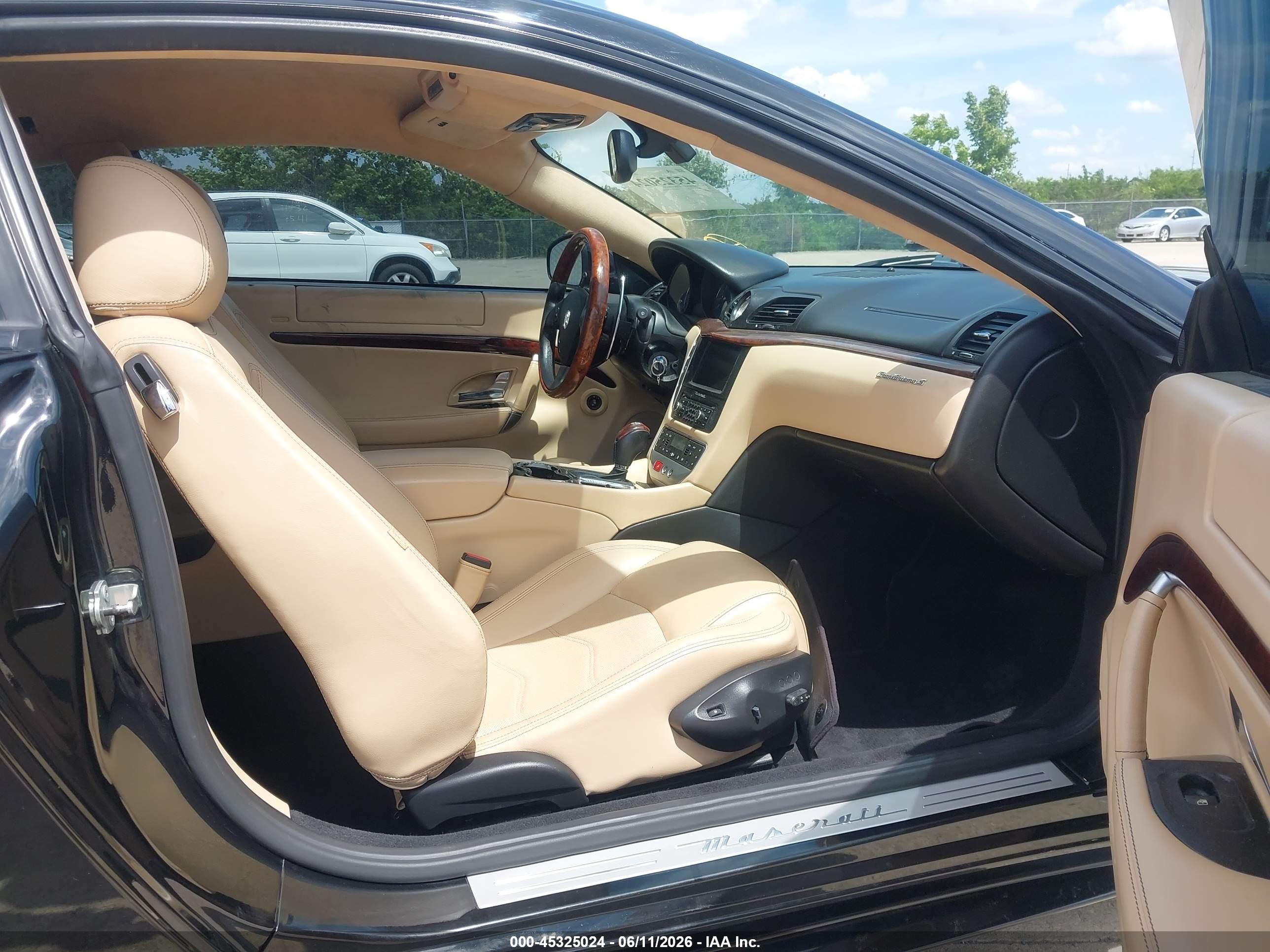2012 Maserati Granturismo S Automatic Black vin: ZAM45KLA8C0062362