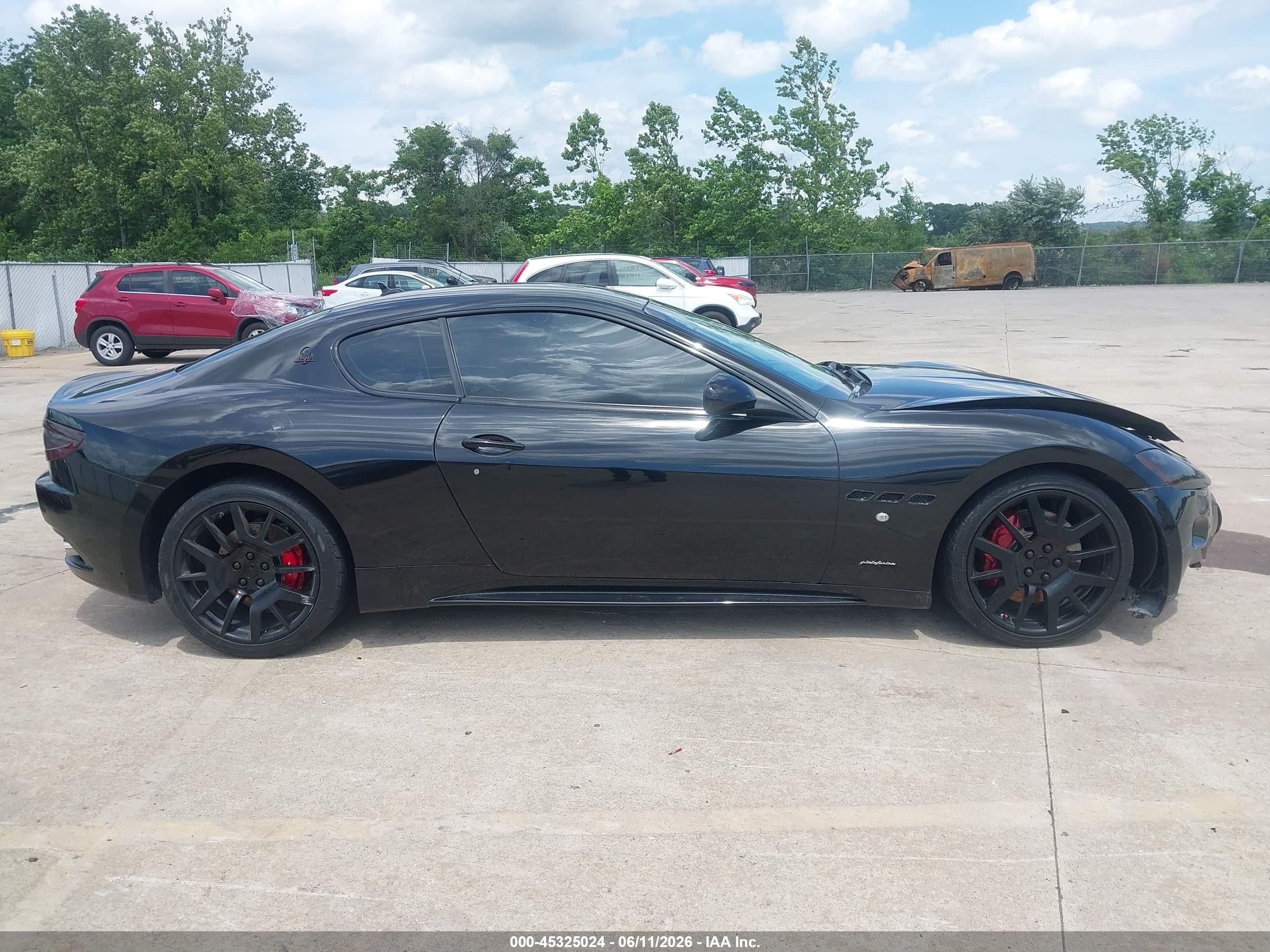 2012 Maserati Granturismo S Automatic Black vin: ZAM45KLA8C0062362