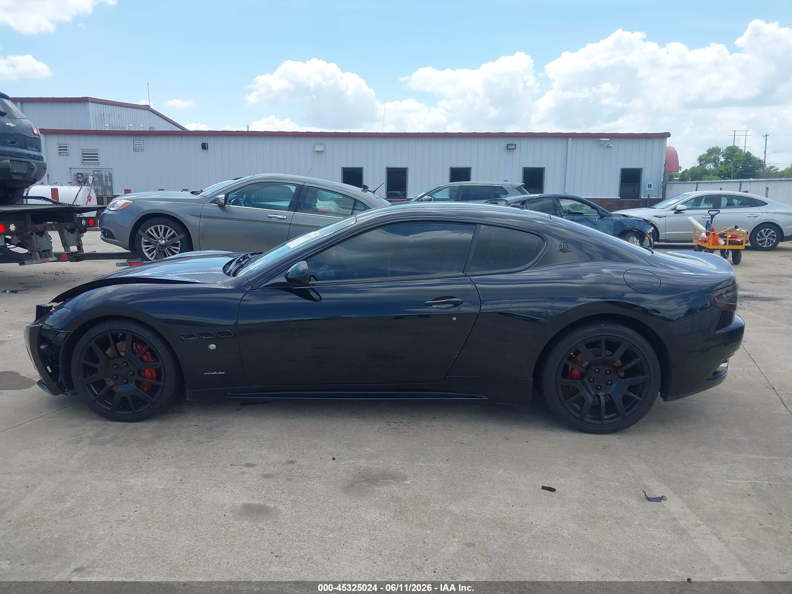 2012 Maserati Granturismo S Automatic Black vin: ZAM45KLA8C0062362