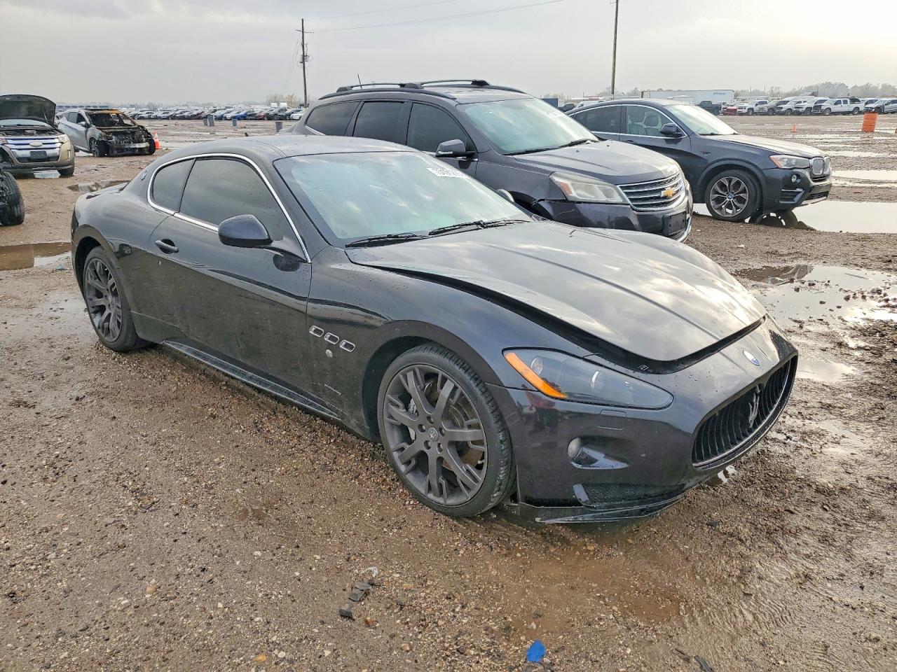 2012 Maserati Granturismo S Black vin: ZAM45KLA9C0066436