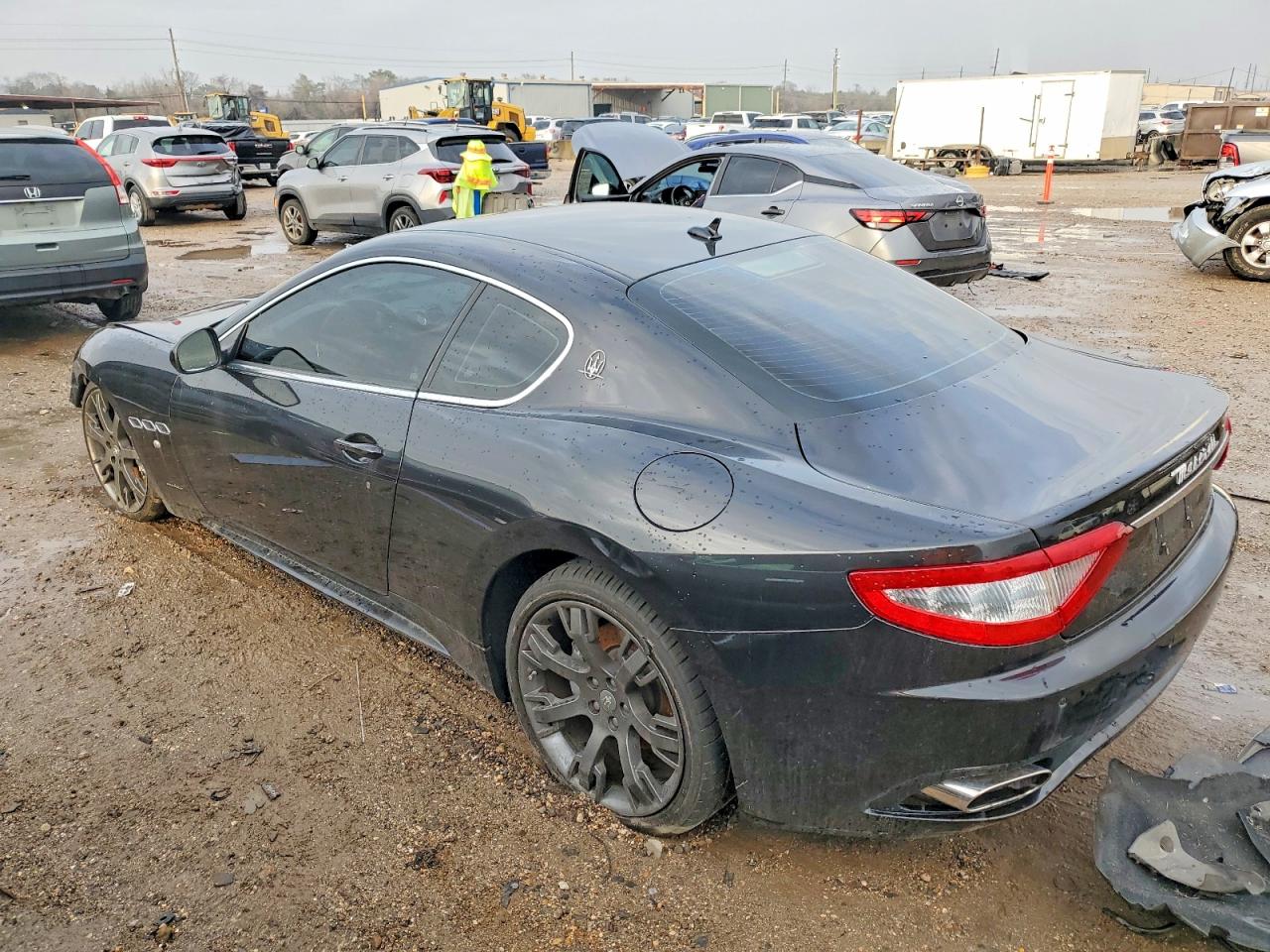 2012 Maserati Granturismo S Black vin: ZAM45KLA9C0066436