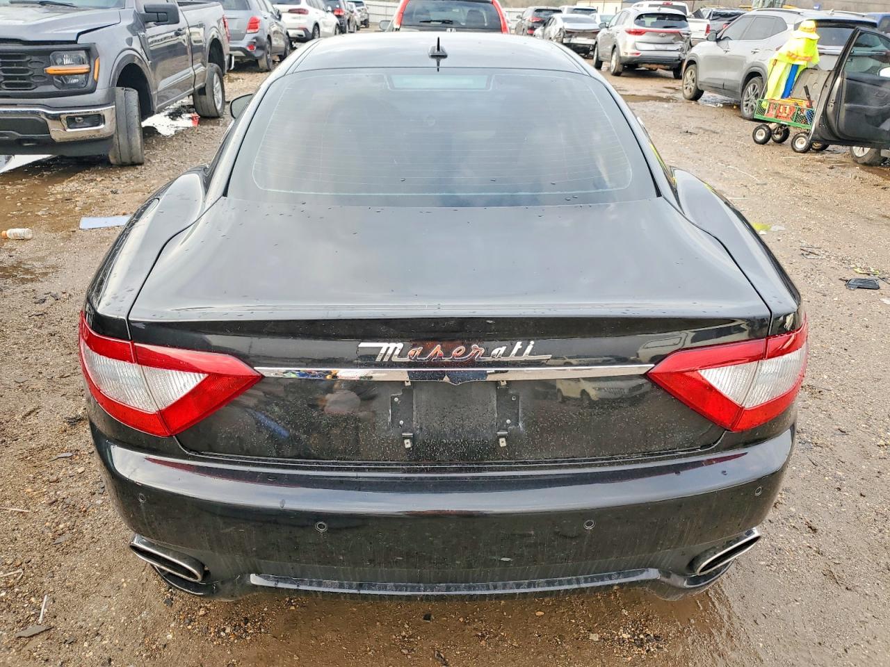 2012 Maserati Granturismo S Black vin: ZAM45KLA9C0066436