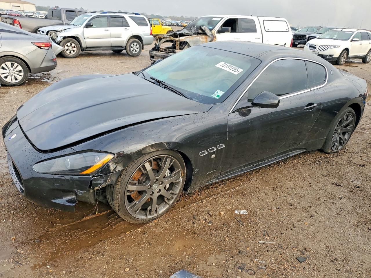 2012 Maserati Granturismo S Black vin: ZAM45KLA9C0066436