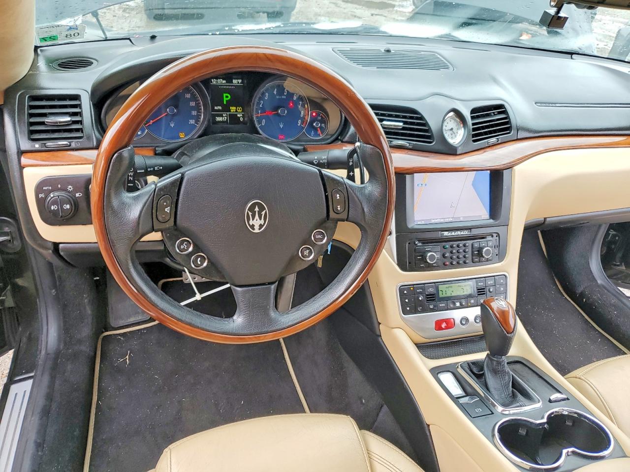 2012 Maserati Granturismo S Black vin: ZAM45KLA9C0066436