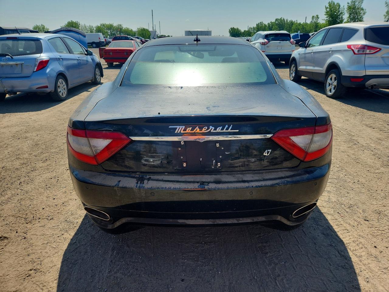 2010 Maserati Granturismo S Black vin: ZAM45KLAXA0053272