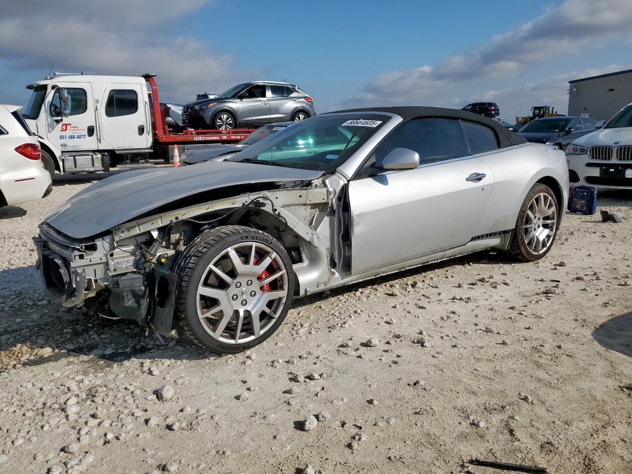 2010 Maserati Granturismo Silver vin: ZAM45KMA2A0052244