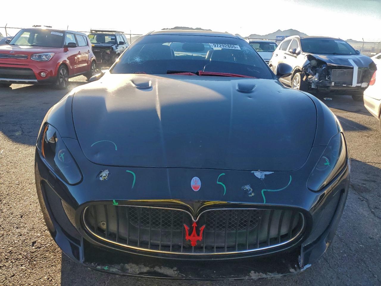 2012 Maserati Granturismo S Black vin: ZAM45MLA2C0061302