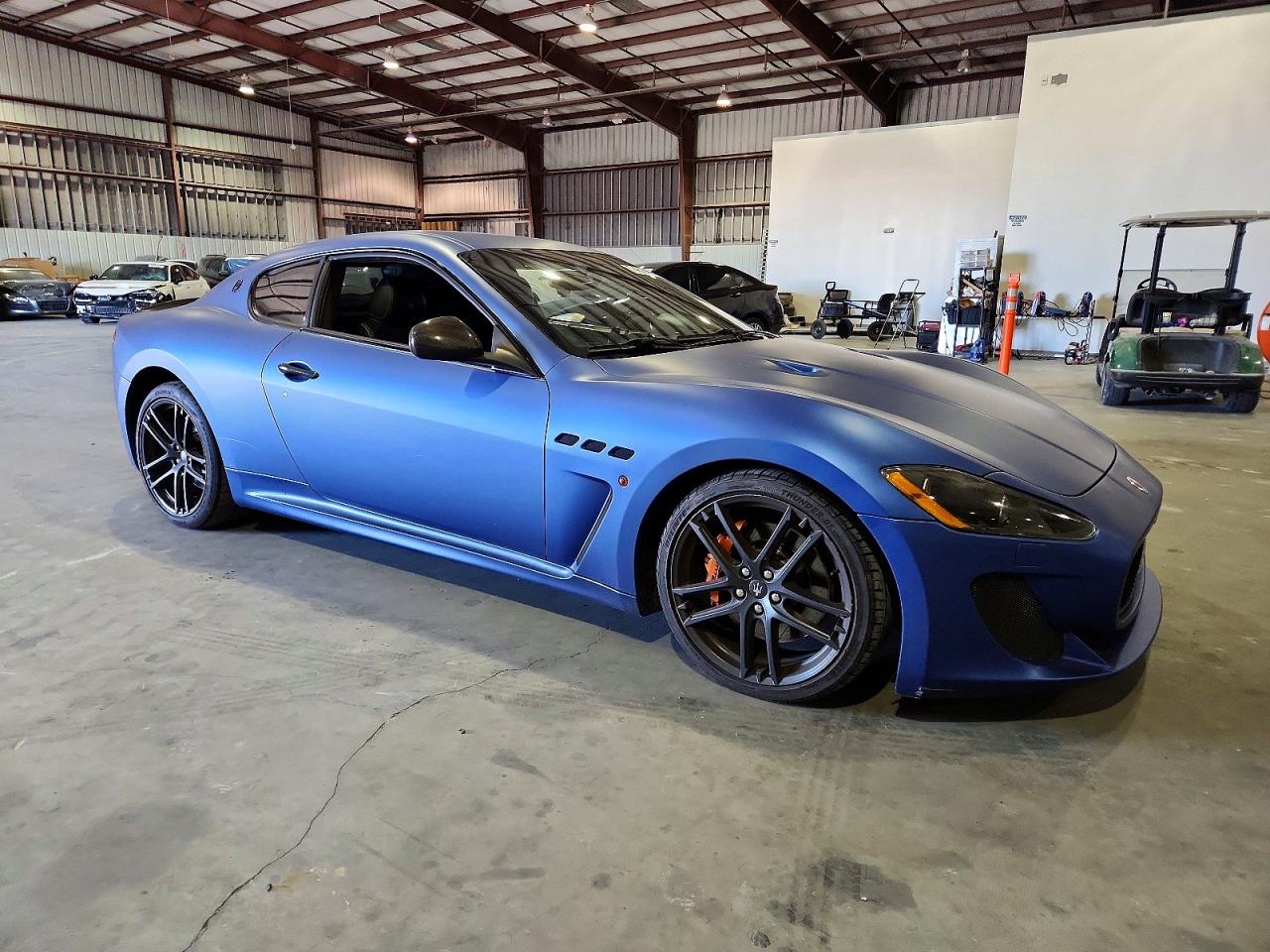 2012 Maserati Granturismo S Blue vin: ZAM45MLA8C0063488