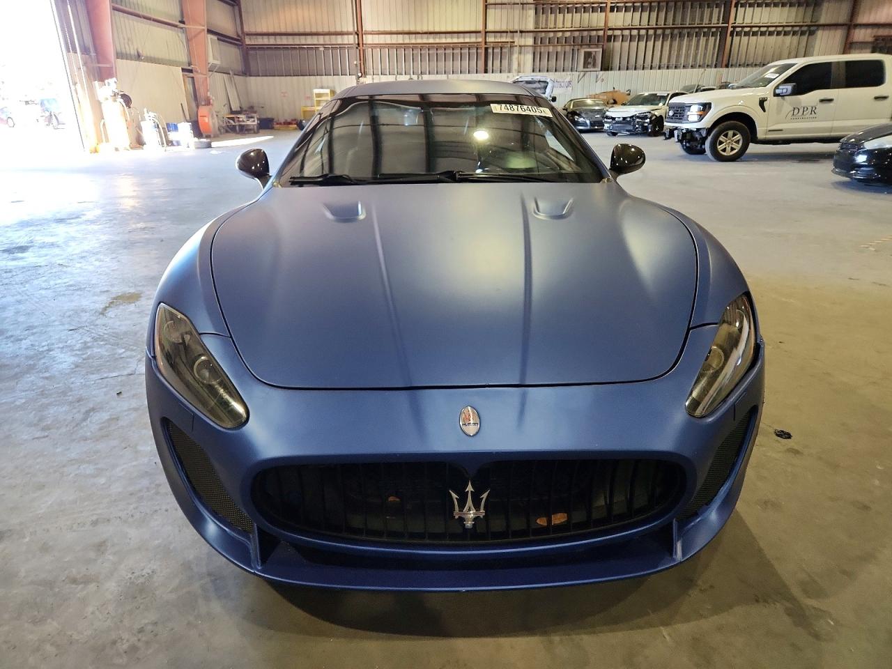 2012 Maserati Granturismo S Blue vin: ZAM45MLA8C0063488